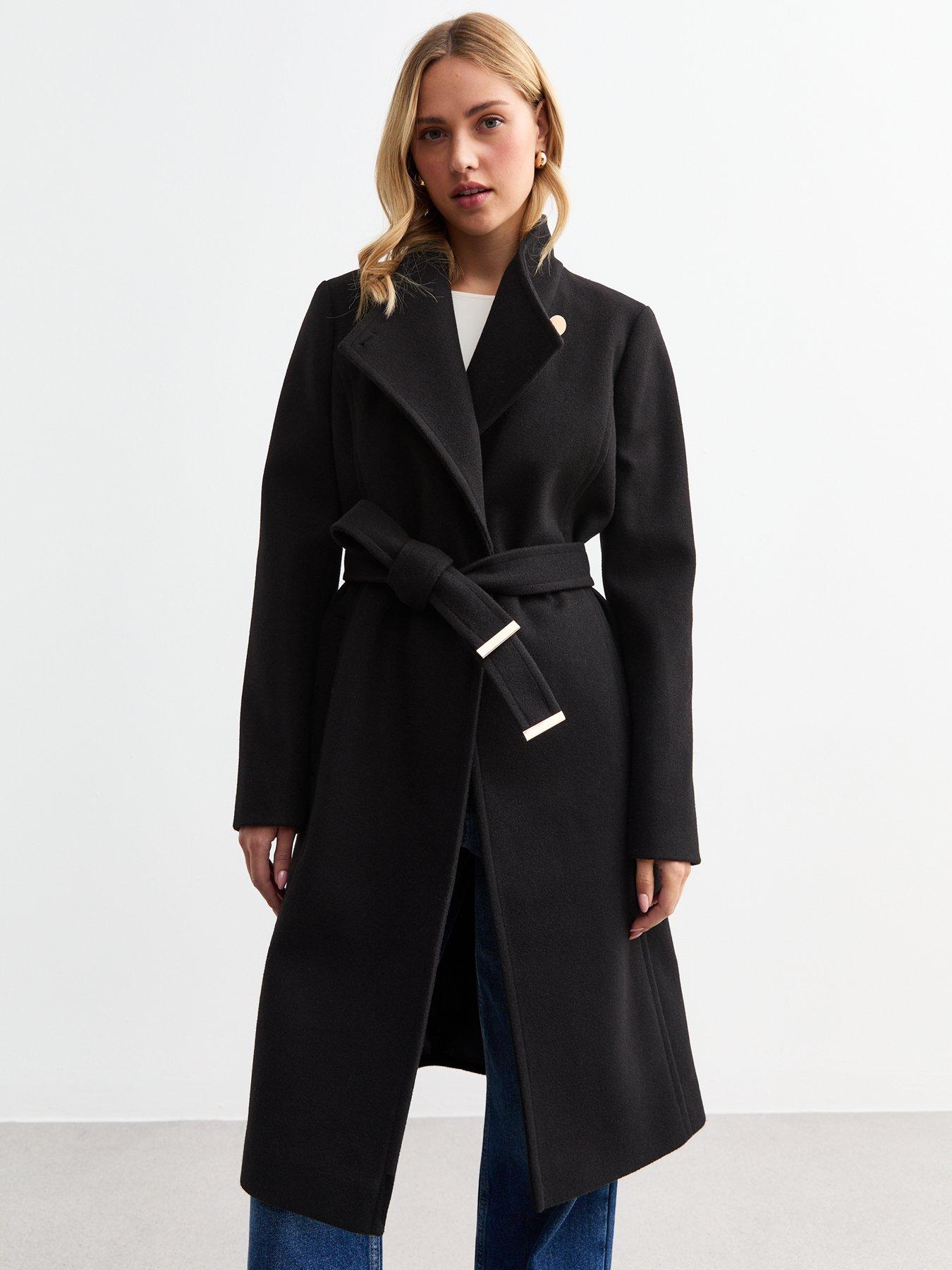 new-look-black-funnel-neck-belted-coat