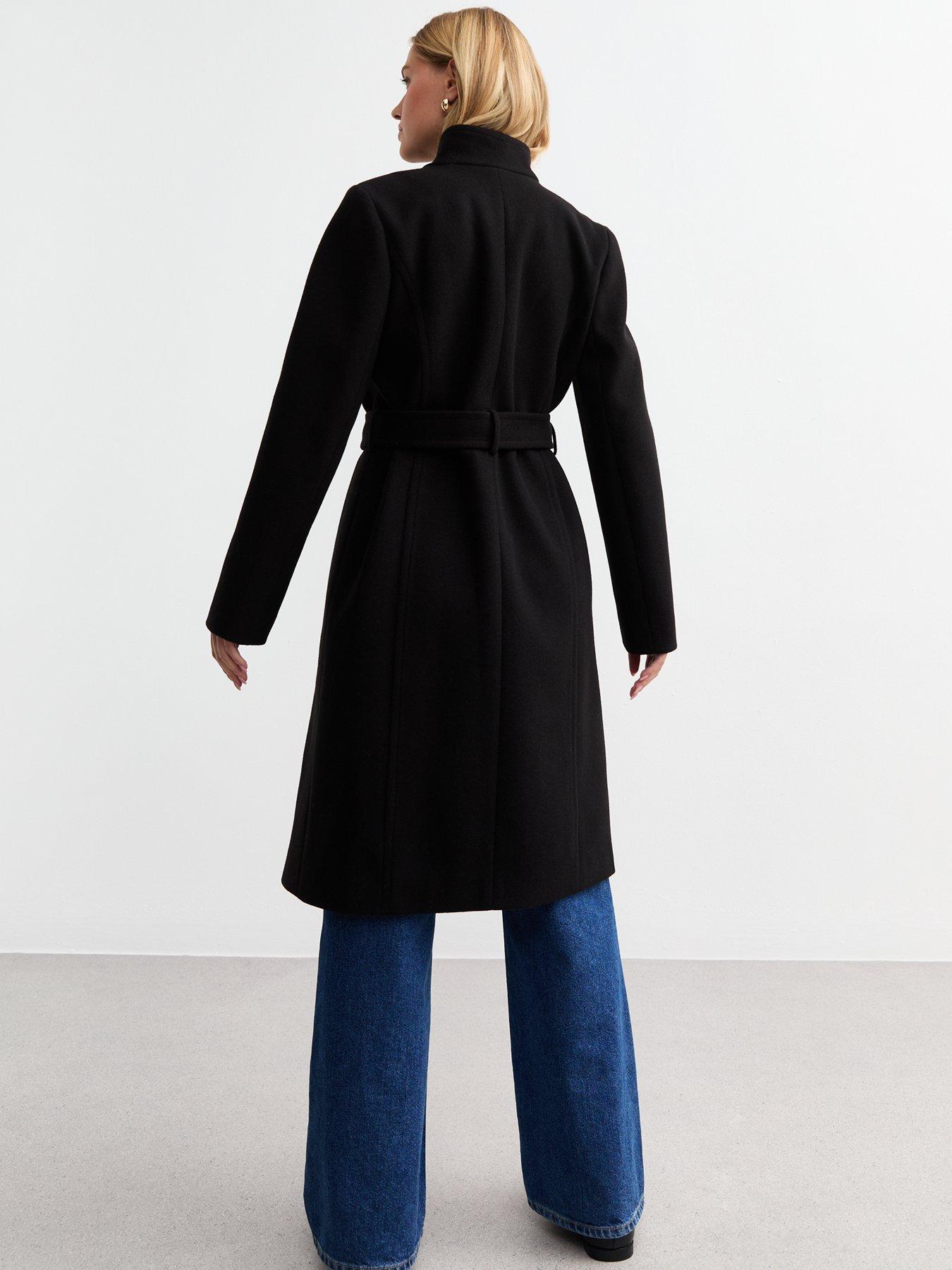 new-look-black-funnel-neck-belted-coatstillFront