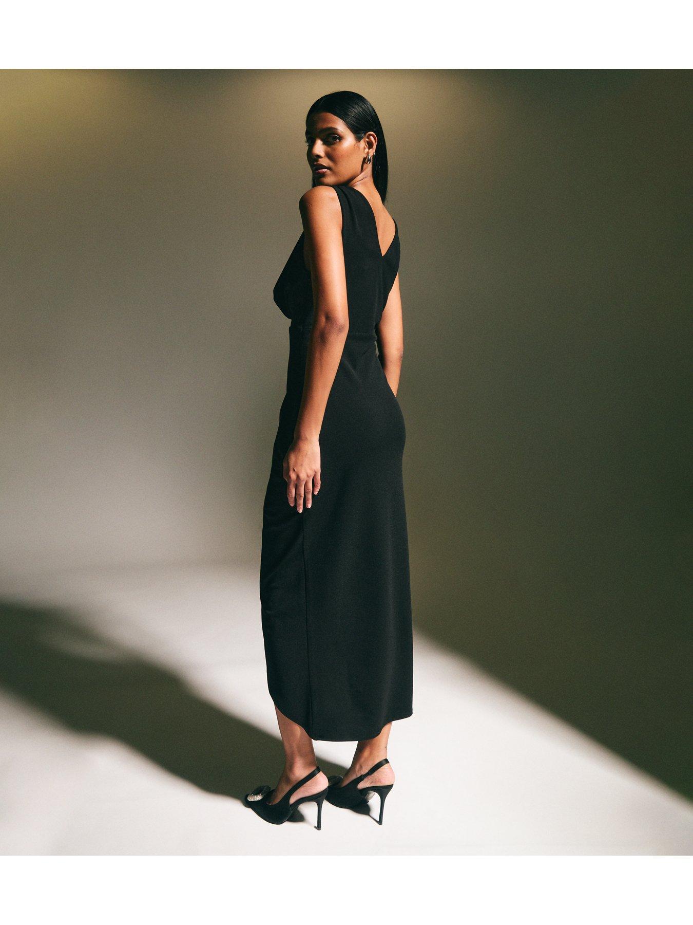 new-look-cowl-neck-draped-midi-dress-blackstillFront