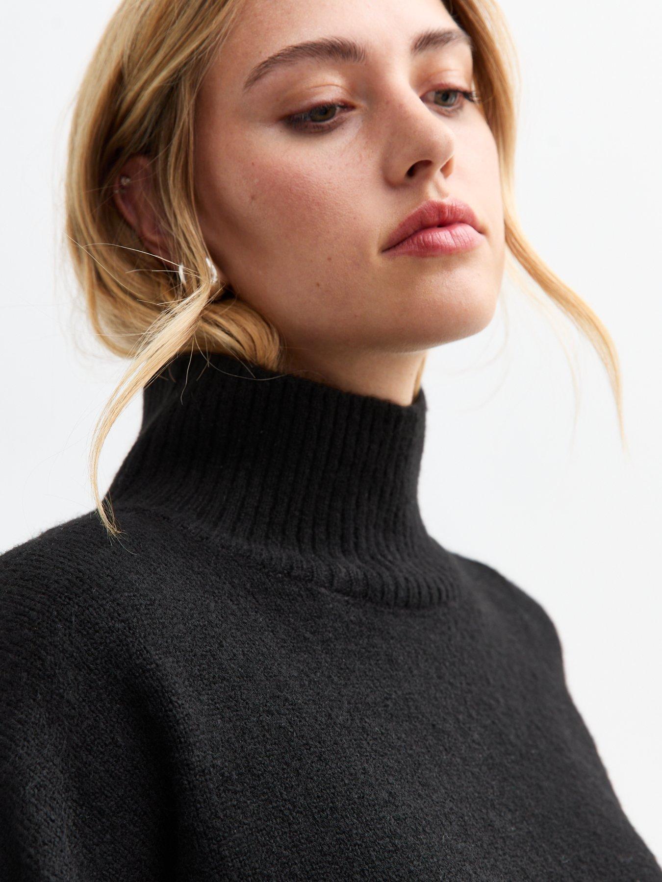 new-look-knit-stand-collar-oversized-jumper-blackoutfit