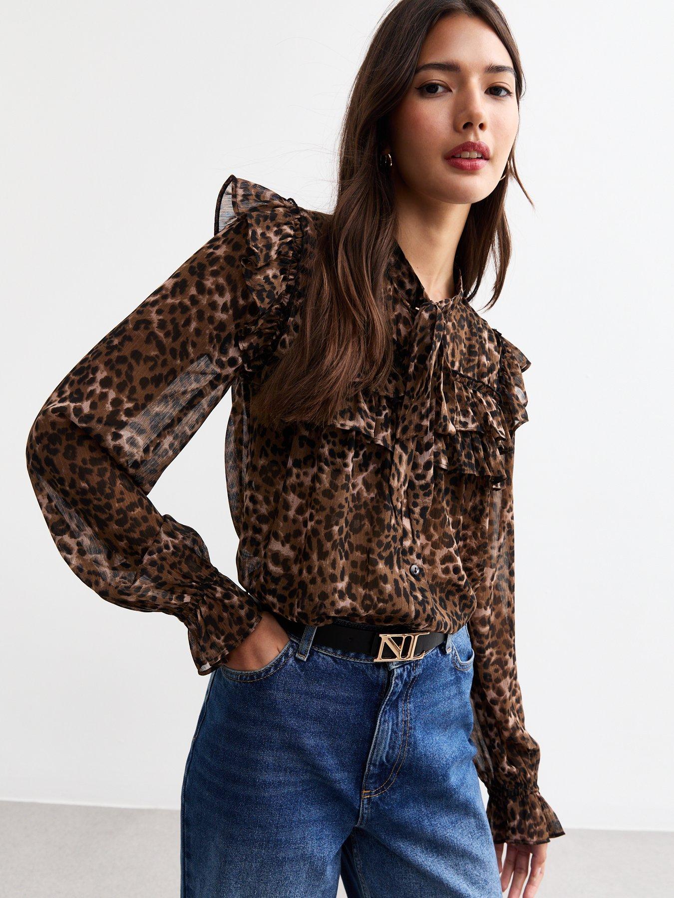 new-look-leopard-ruffle-bib-blouse-print