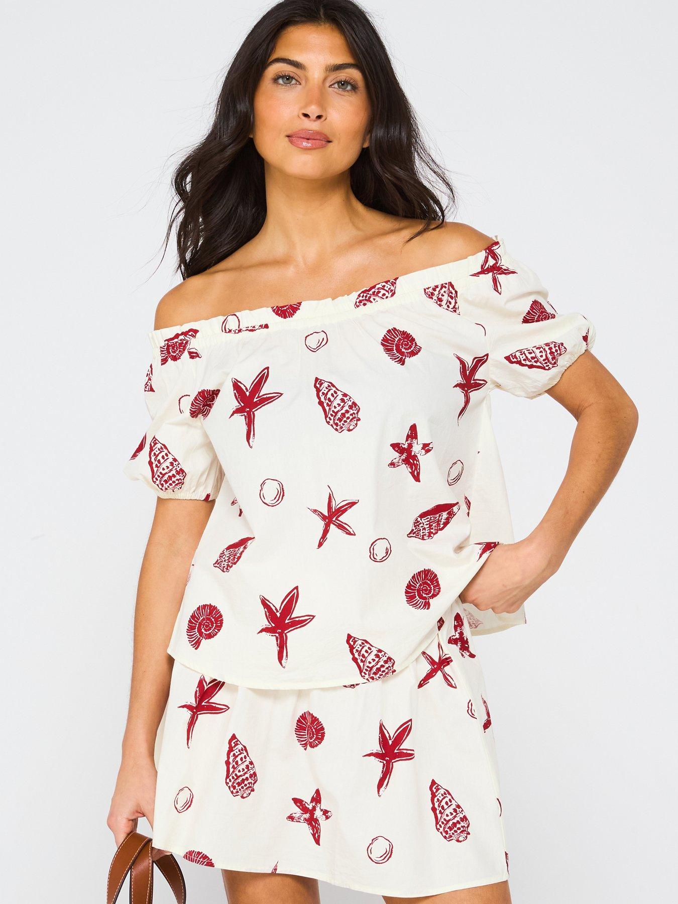 v-by-very-shell-printed-tie-back-beach-top