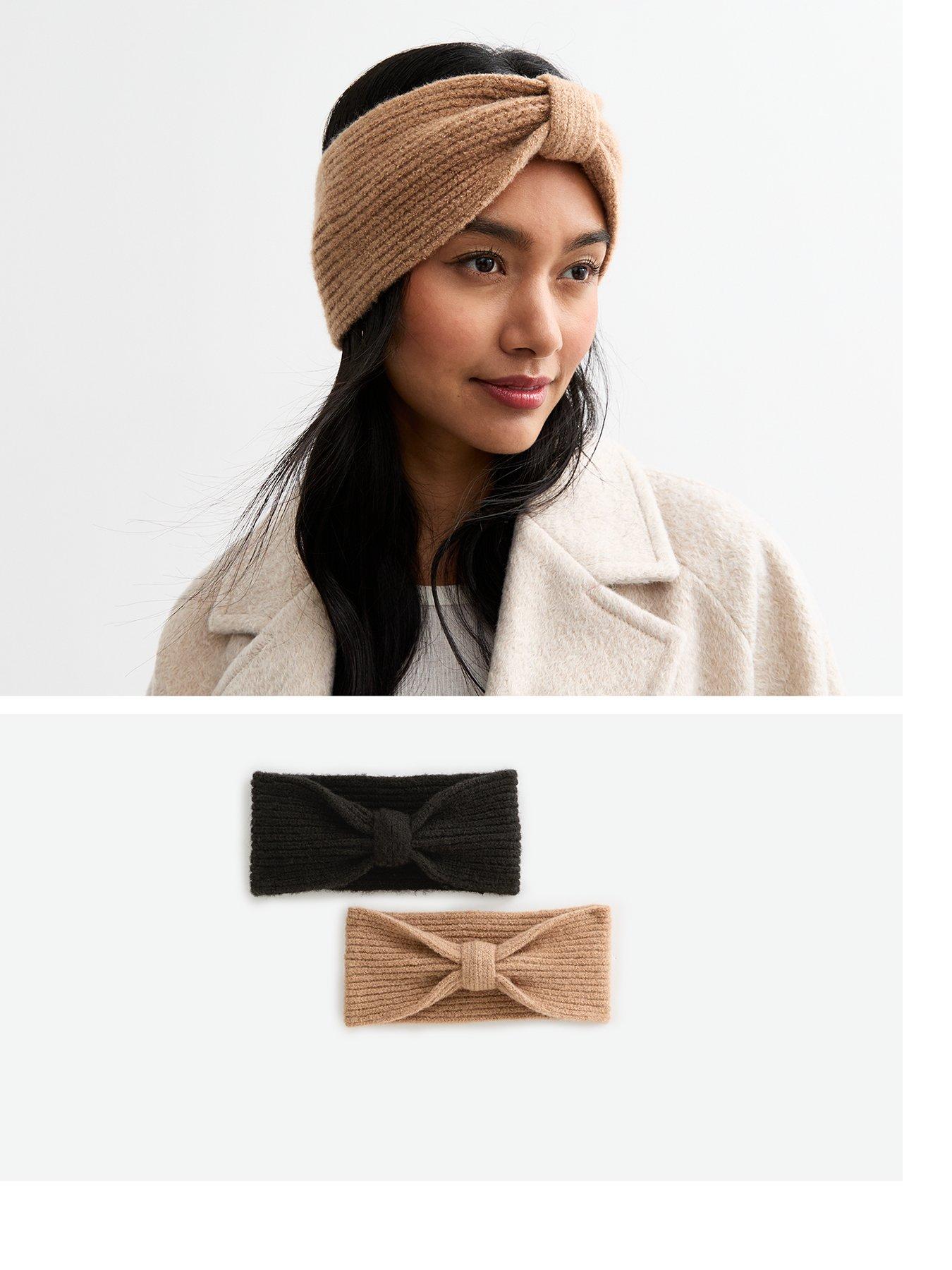 new-look-pack-of-2-knitted-knot-stretch-headbands