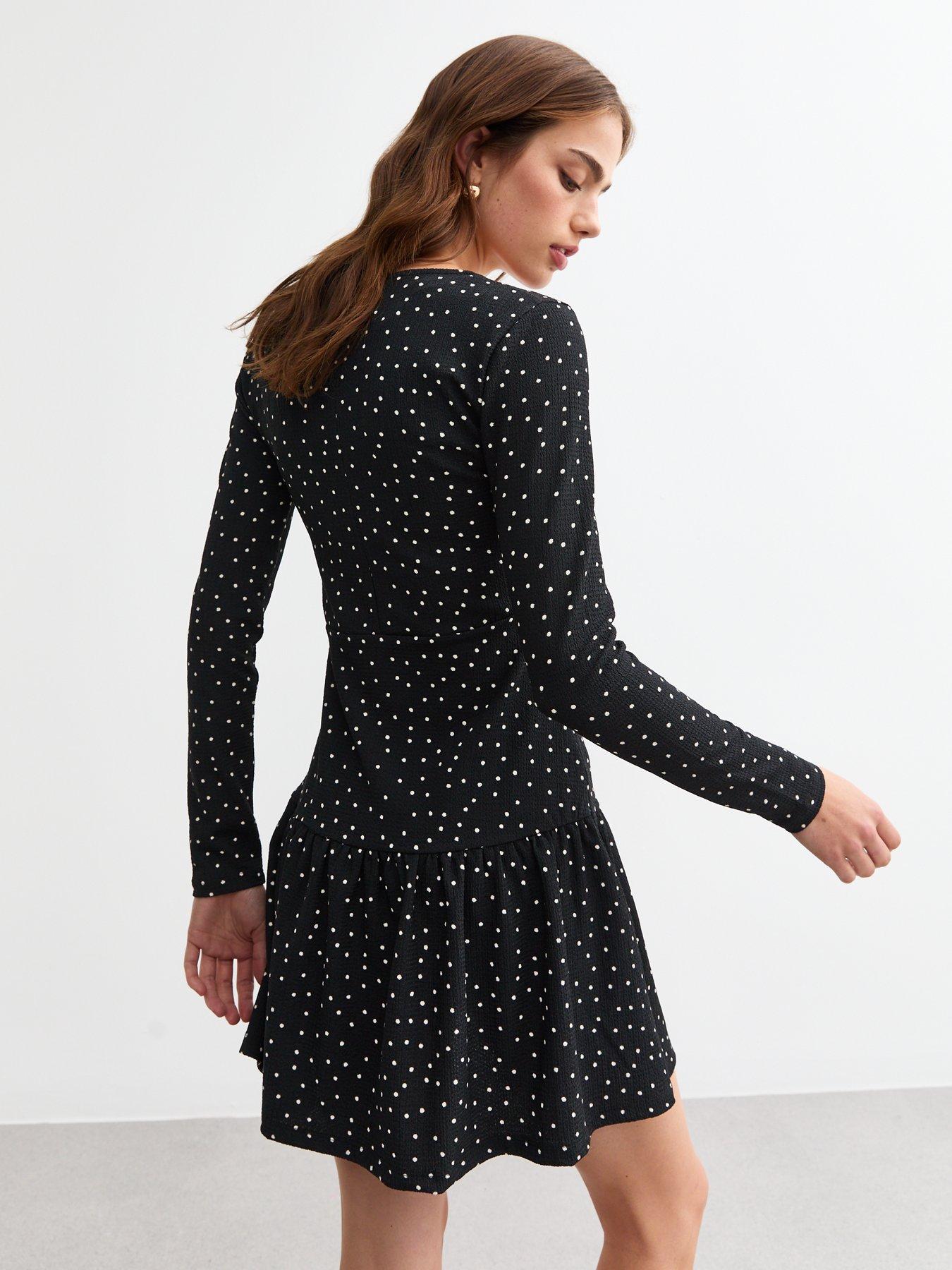 new-look-polka-dot-woven-long-sleeve-mini-dress-printstillFront