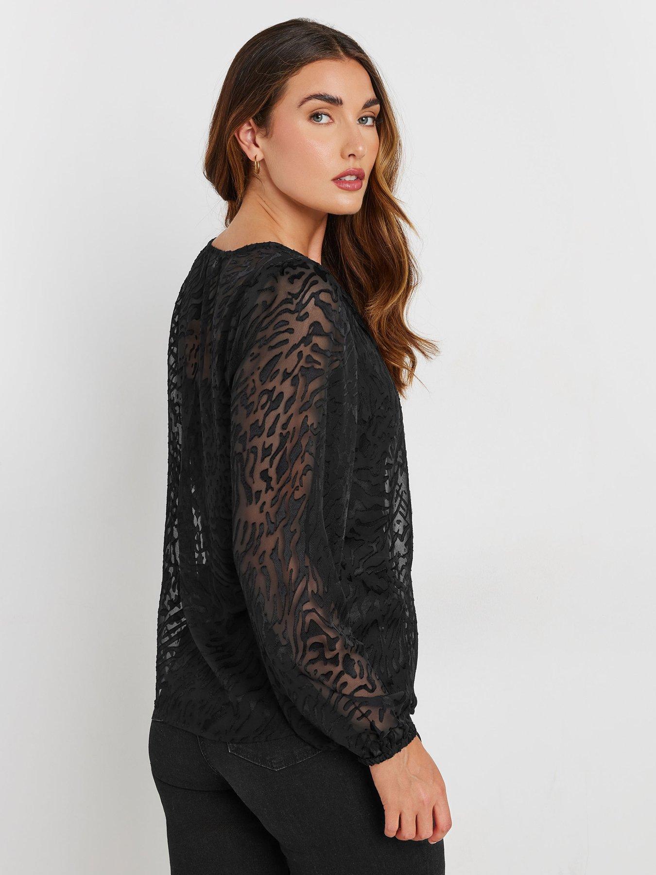 long-tall-sally-burnout-boho-top-blackstillFront