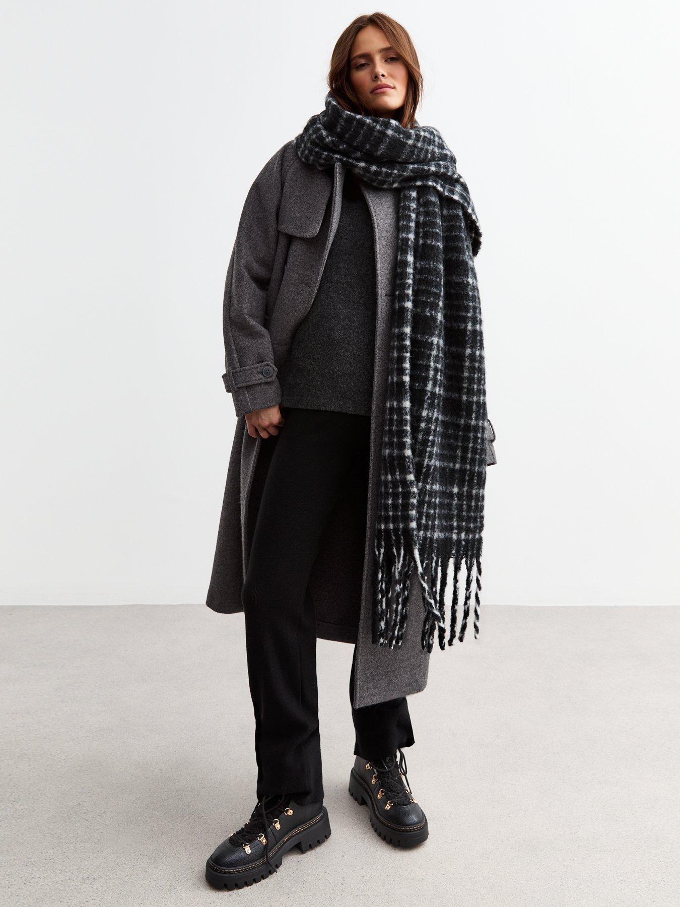 new-look-black-soft-knit-checked-scarfstillFront