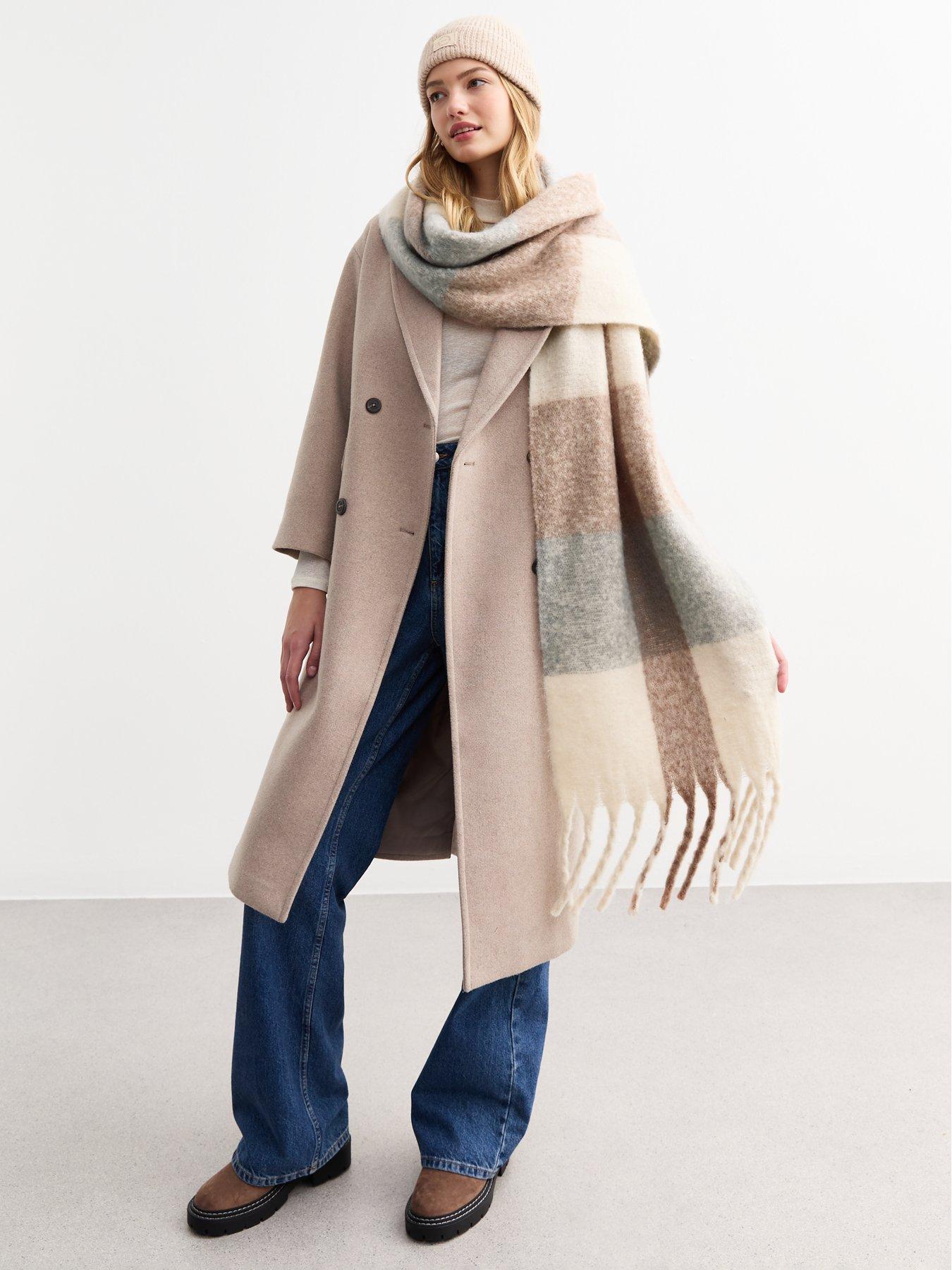 new-look-beige-soft-knit-checked-scarfstillFront