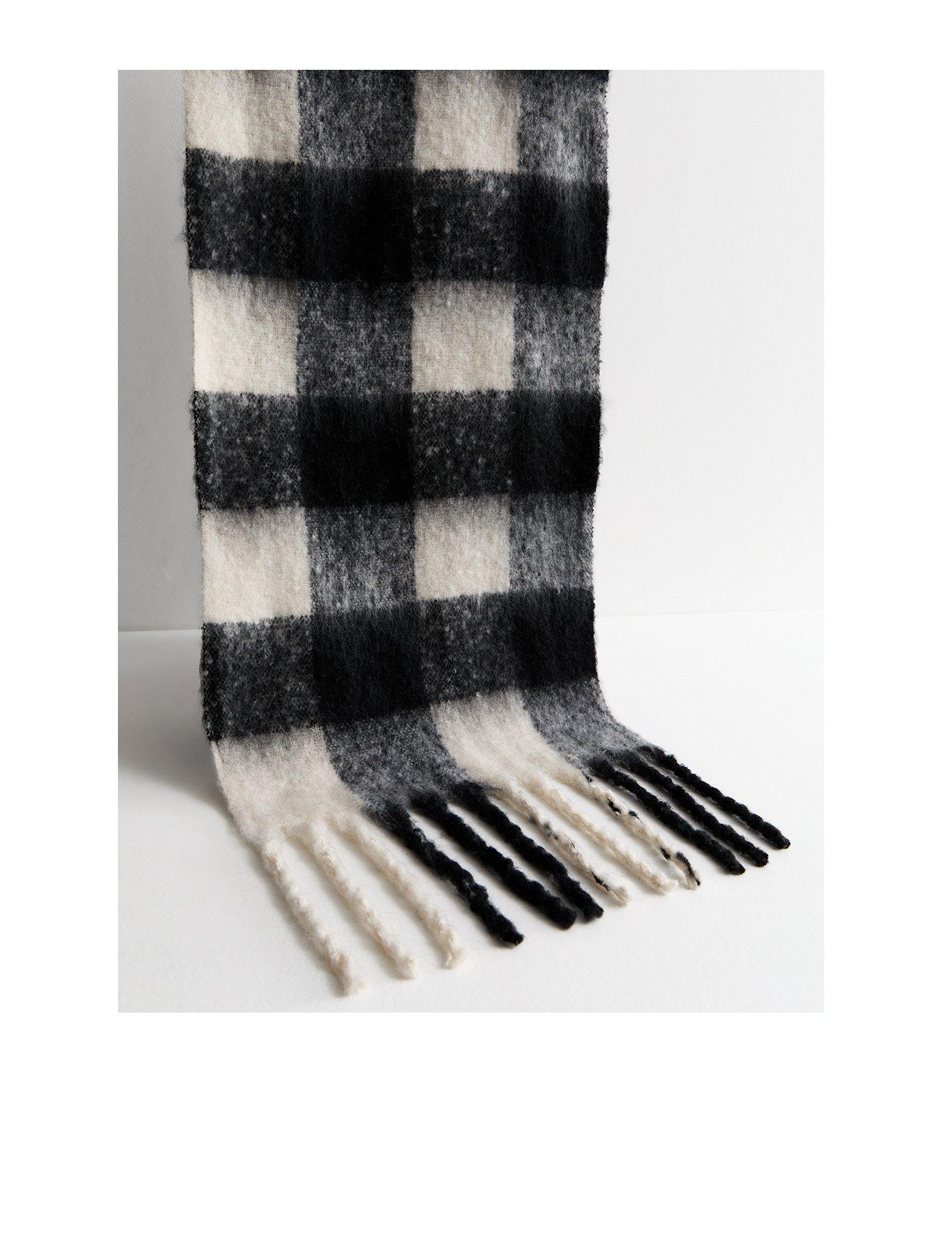 new-look-black-checked-brushed-fringed-scarf