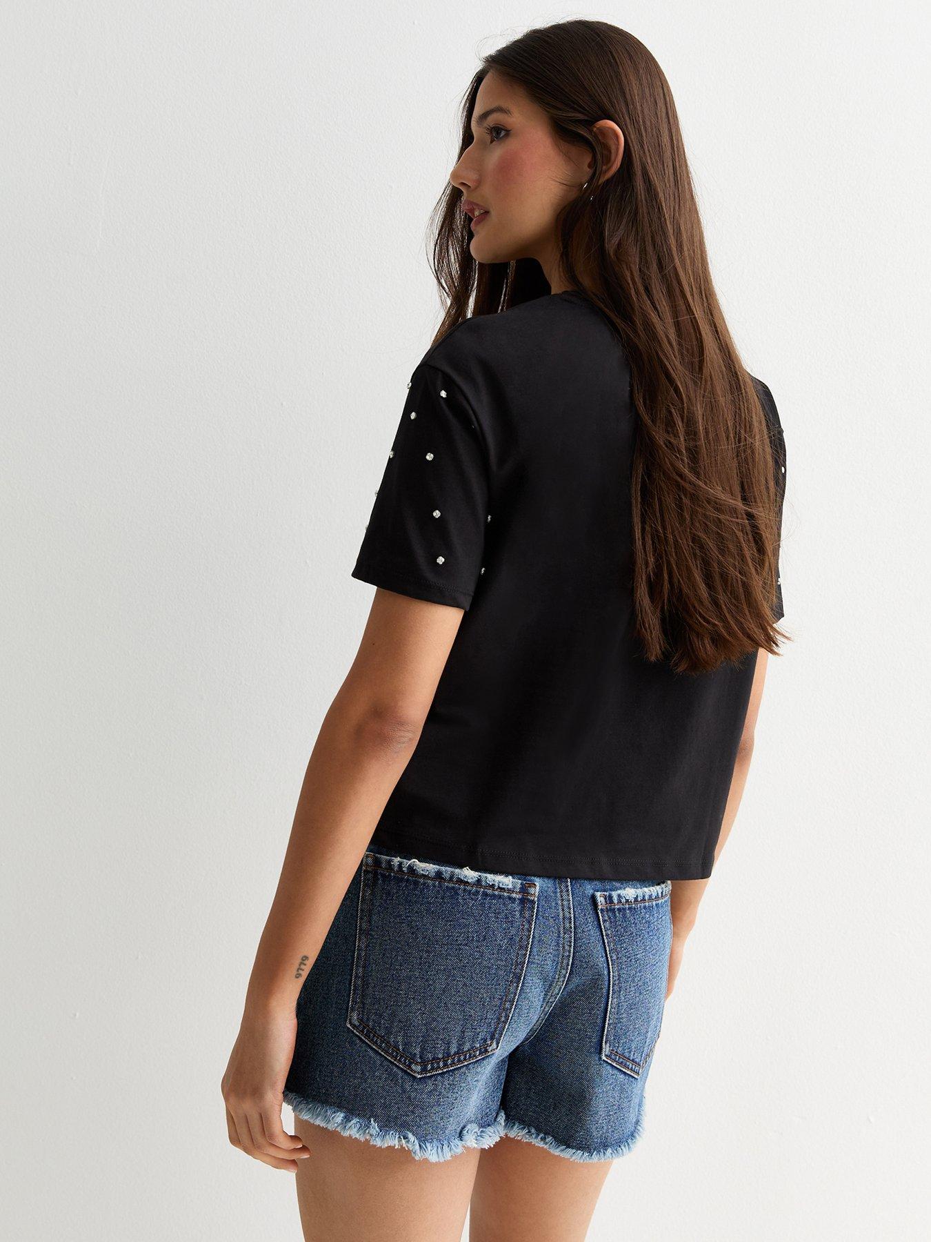 new-look-diamante-embellished-cotton-boxy-t-shirt-blackstillFront