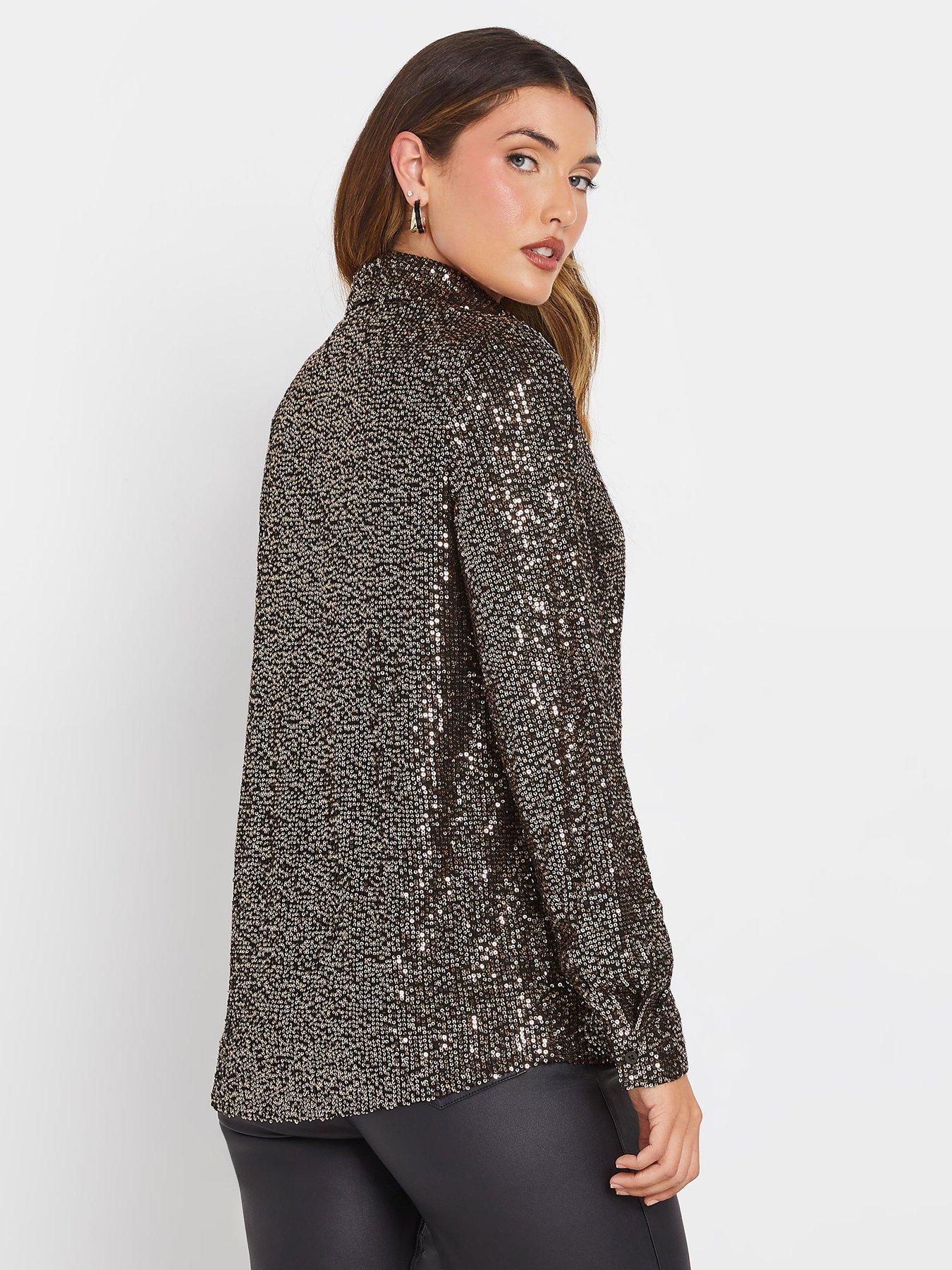 long-tall-sally-sequin-shirt-goldstillFront