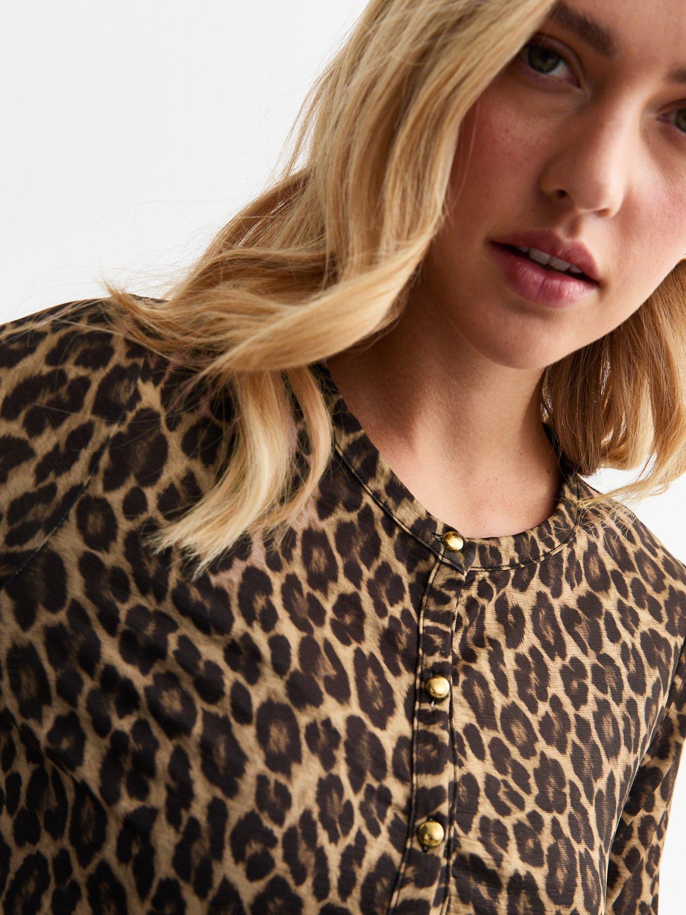 new-look-brown-leopard-print-jersey-cardiganoutfit