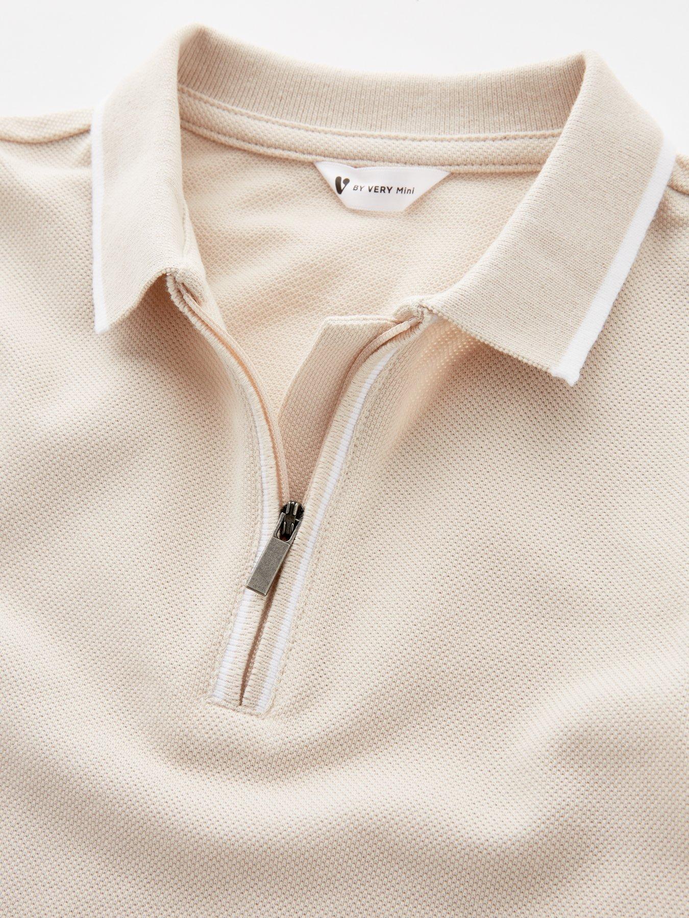 the-very-collection-boys-pique-polo-and-short-set-stone-multioutfit