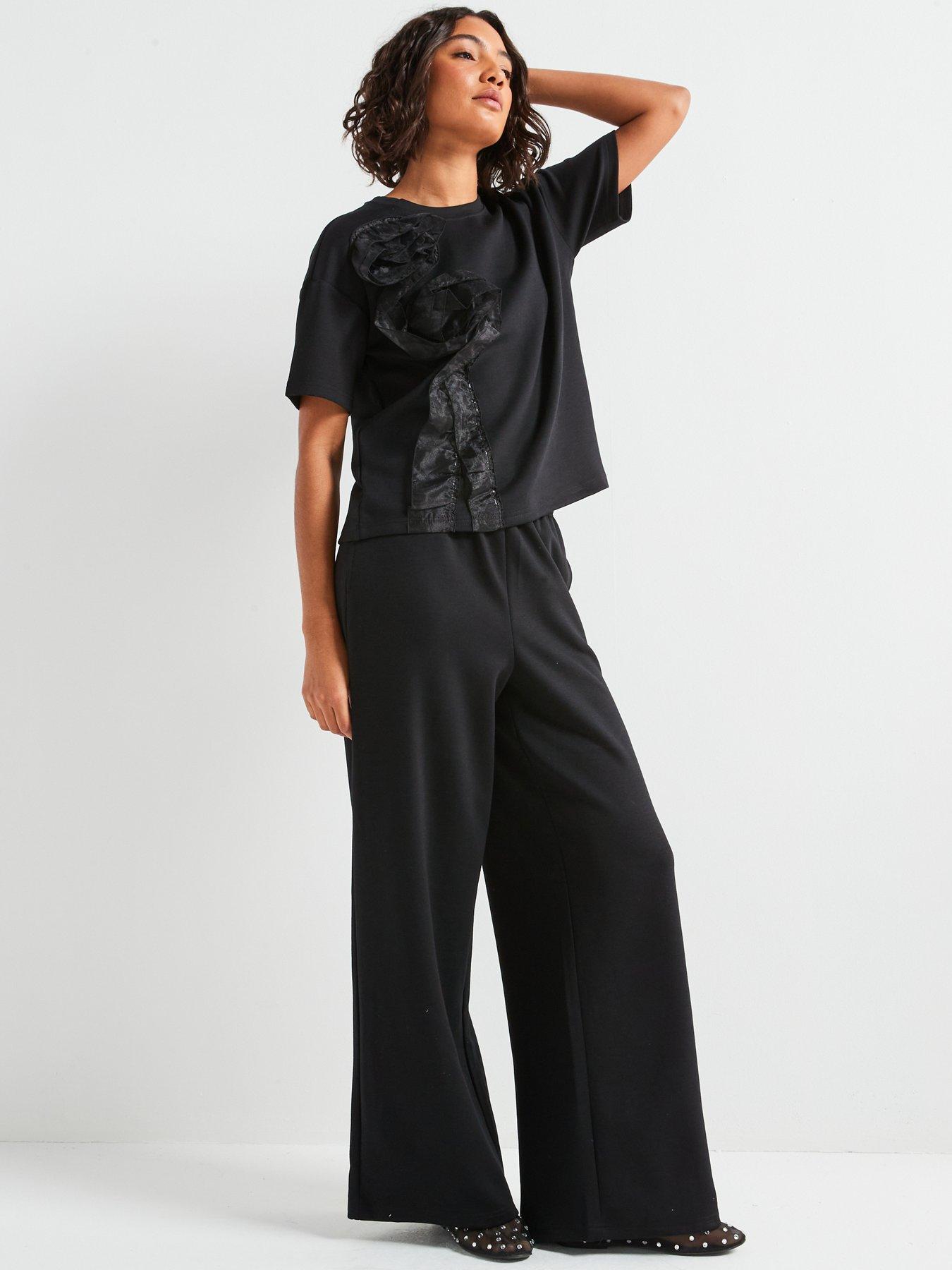 vero-moda-cora-high-waist-rose-detail-jersey-pant-blackback