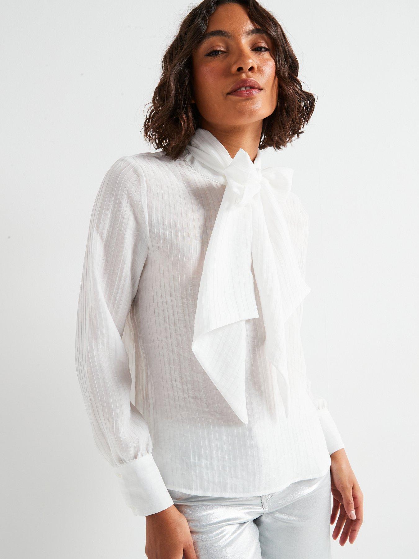 vero-moda-long-sleeve-bow-collar-shirt-whitedetail