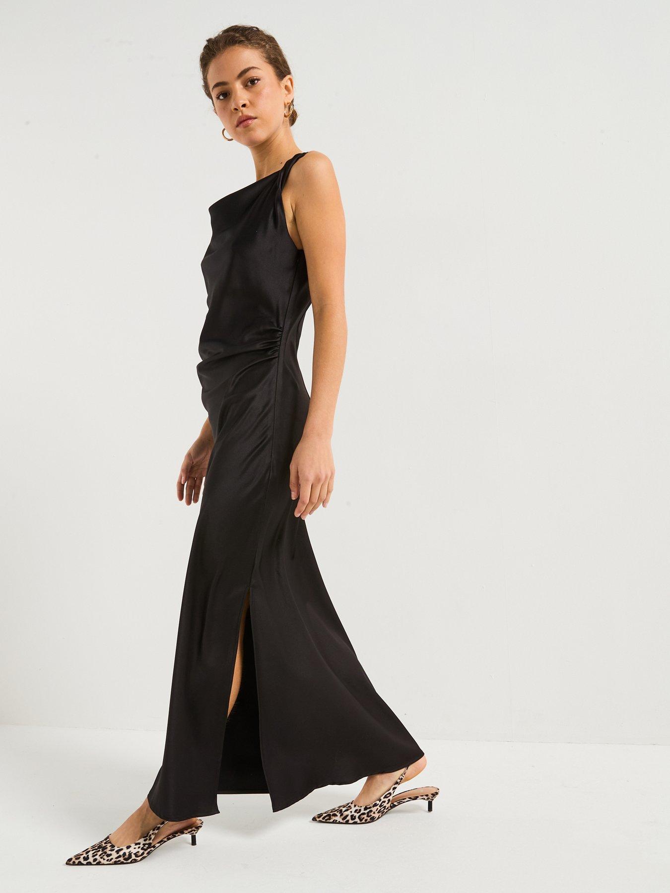 vero-moda-cowl-neck-midi-dress-blackdetail