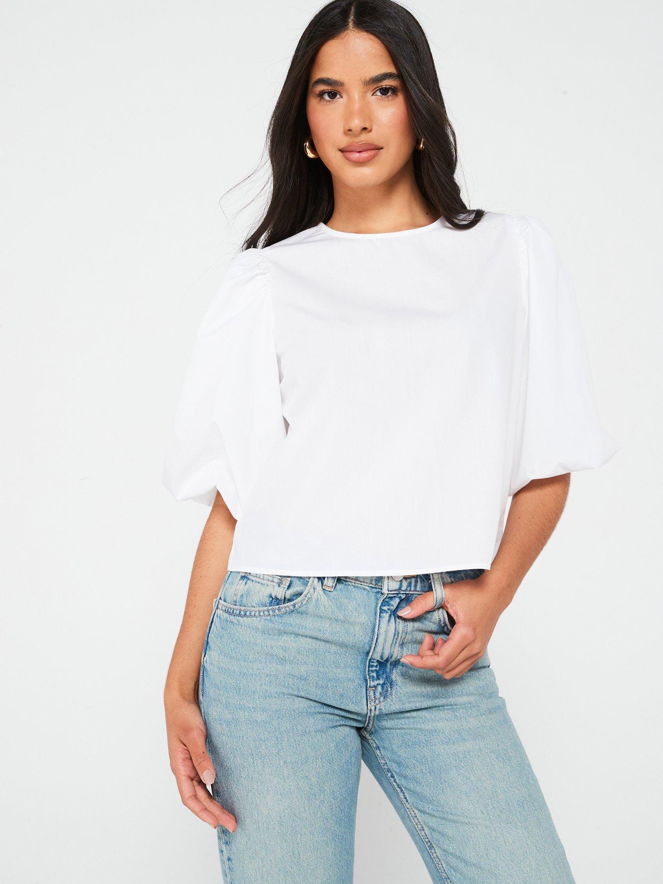 vero-moda-ditte-balloon-sleeve-woven-top-white