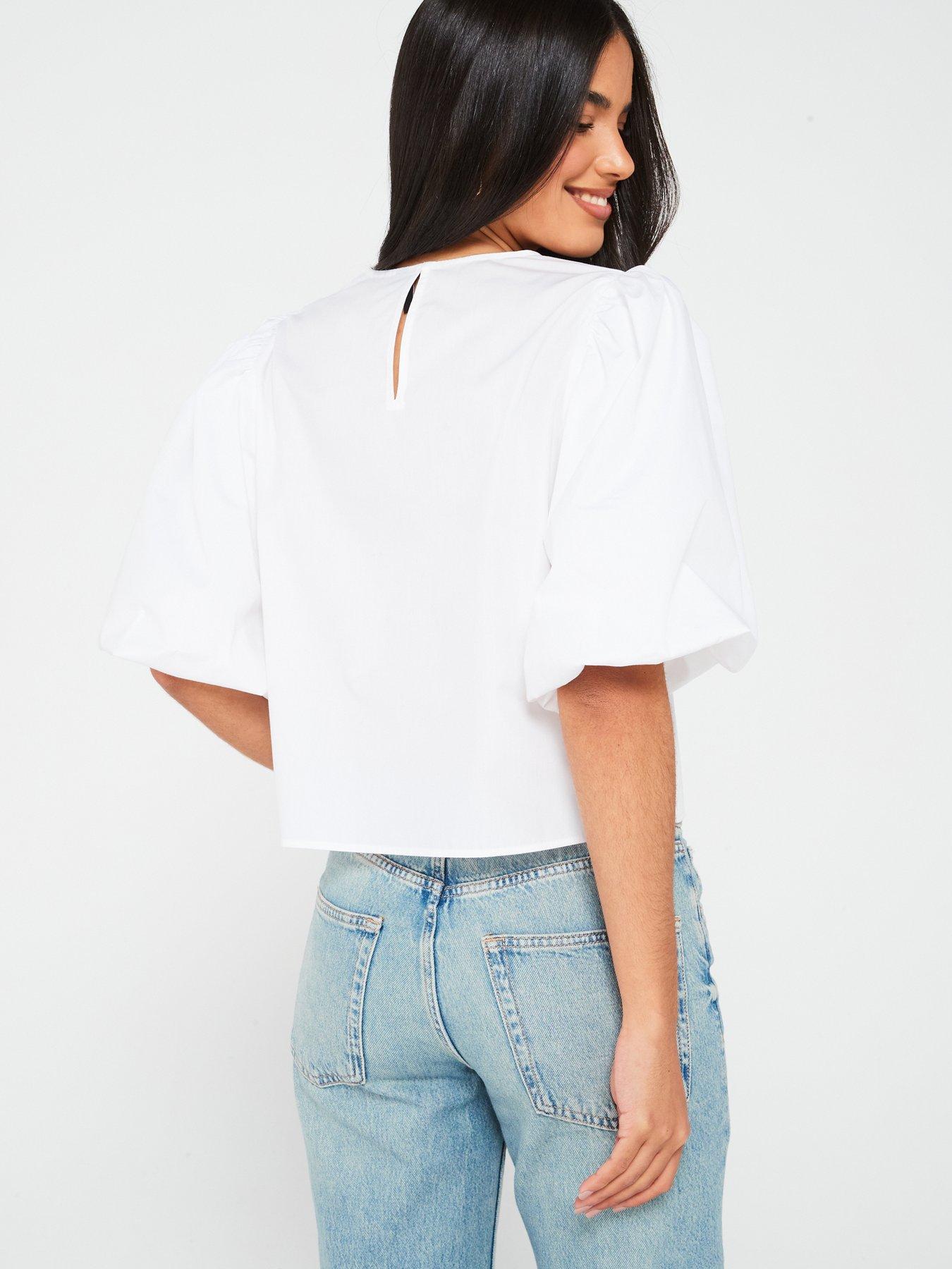 vero-moda-ditte-balloon-sleeve-woven-top-whitestillFront