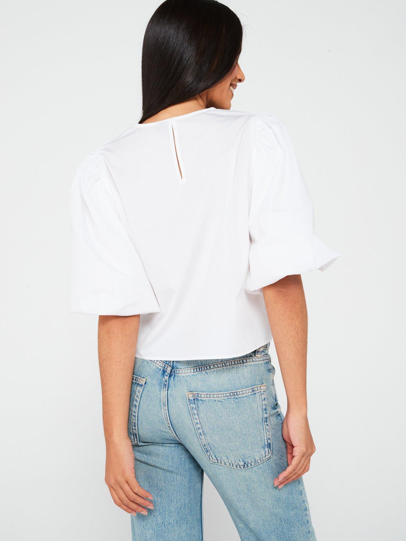 vero-moda-ditte-balloon-sleeve-woven-top-whitedetail