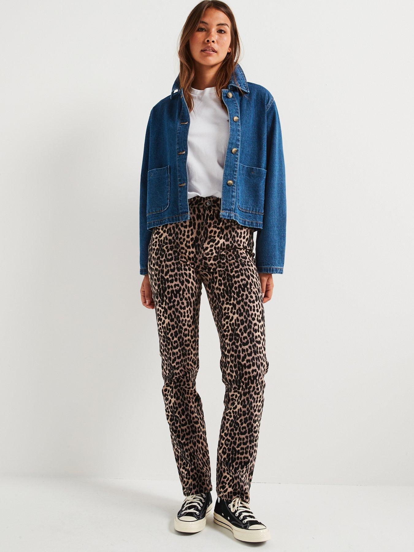 Image 3 of 6 of Only Denim Long Sleeve Pocket Jacket - Blue