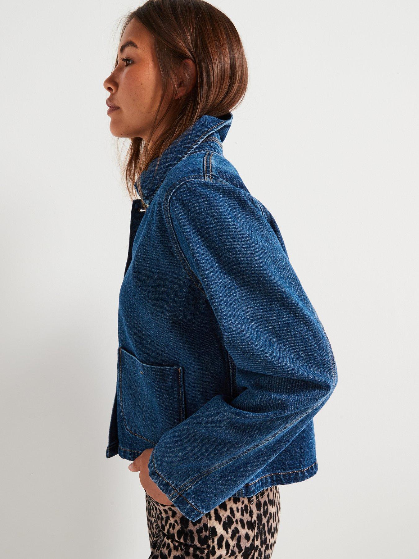 only-denim-long-sleeve-pocket-jacket-blueoutfit