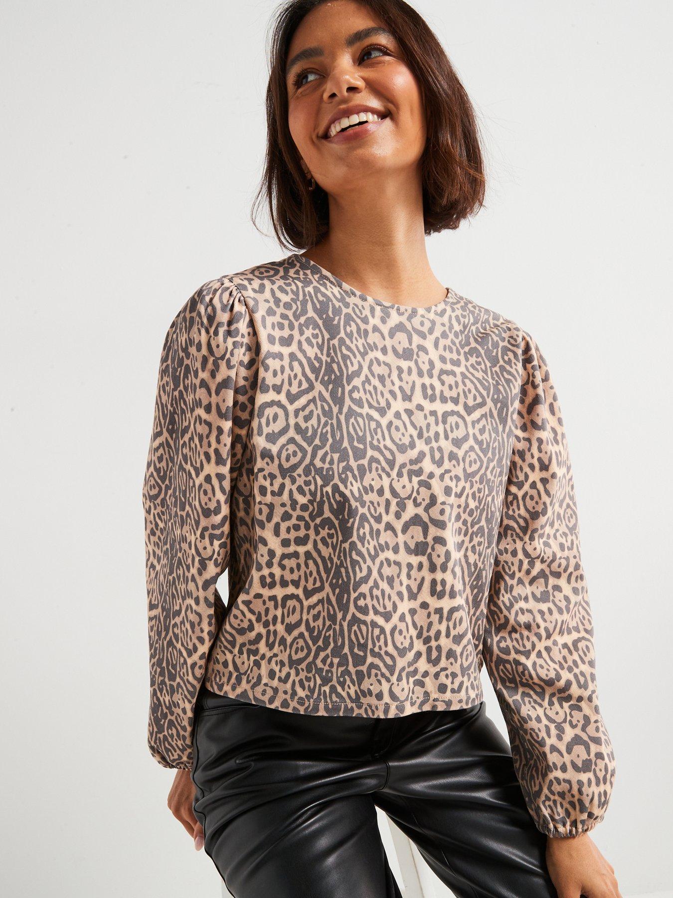 Image 5 of 6 of PIECES Reversible Long Sleeve Tie Bow Top - Multi