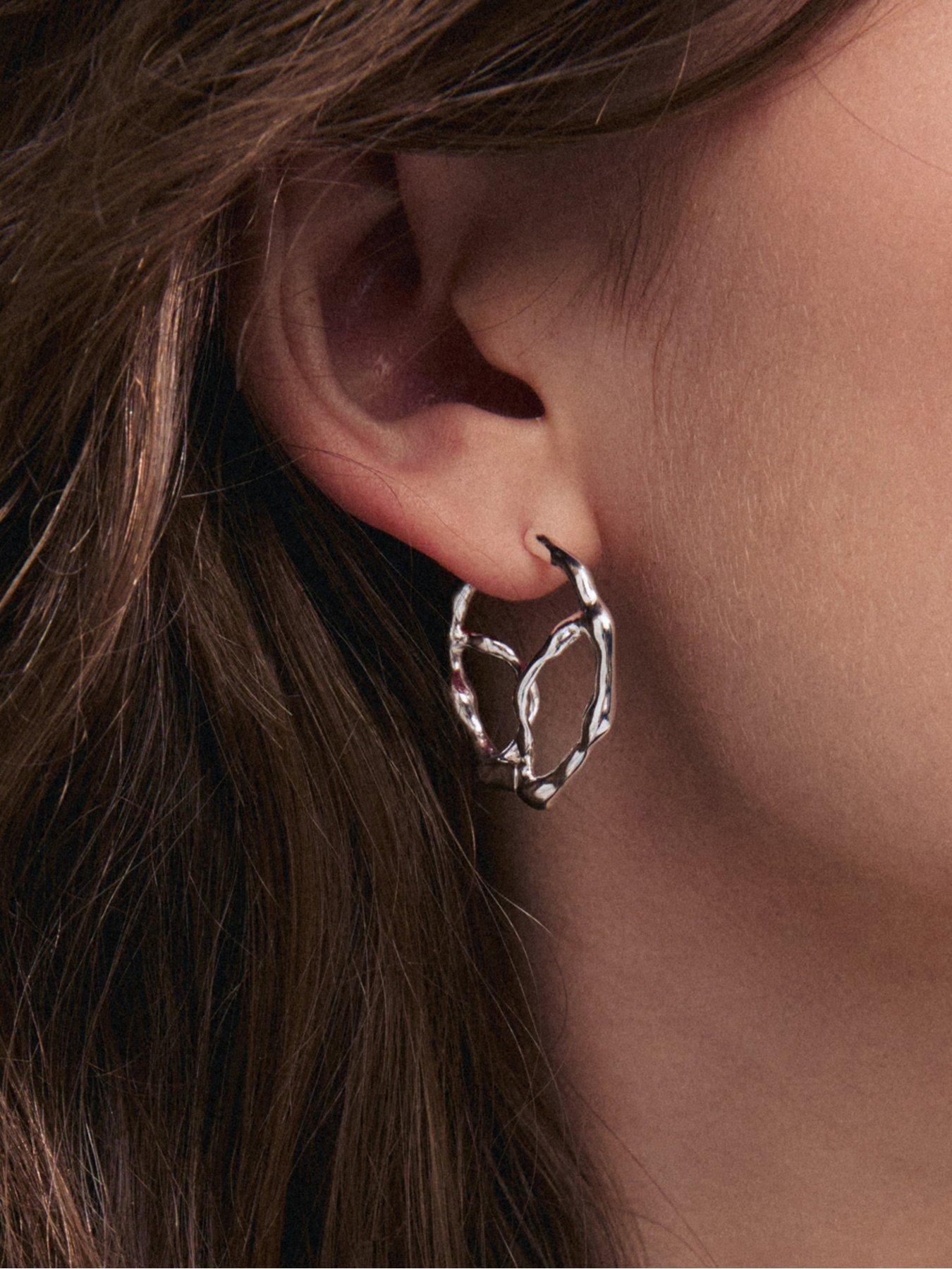 pilgrim-dido-hoop-earrings-silver-platedback