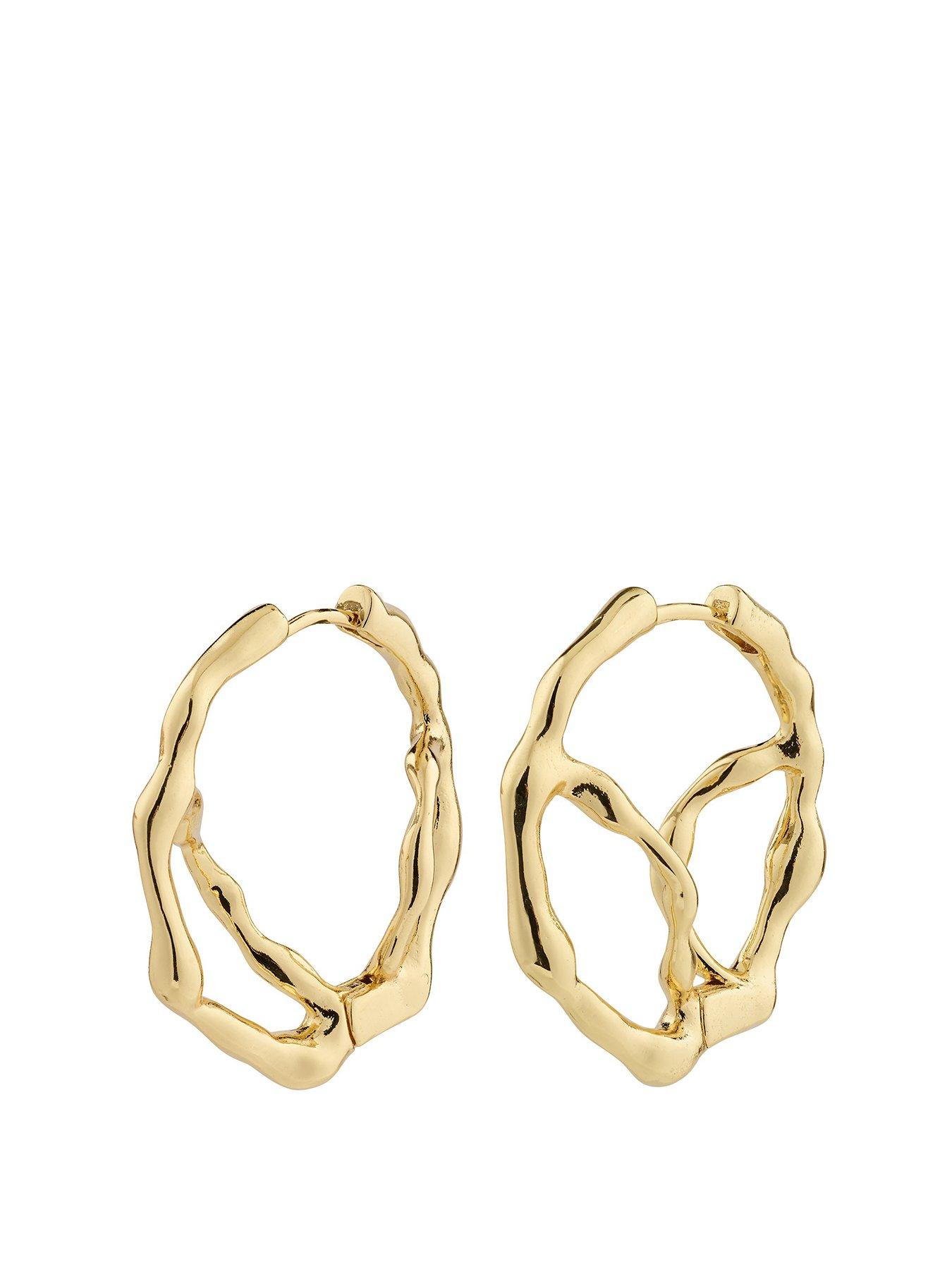 pilgrim-dido-hoop-earrings-gold-plated