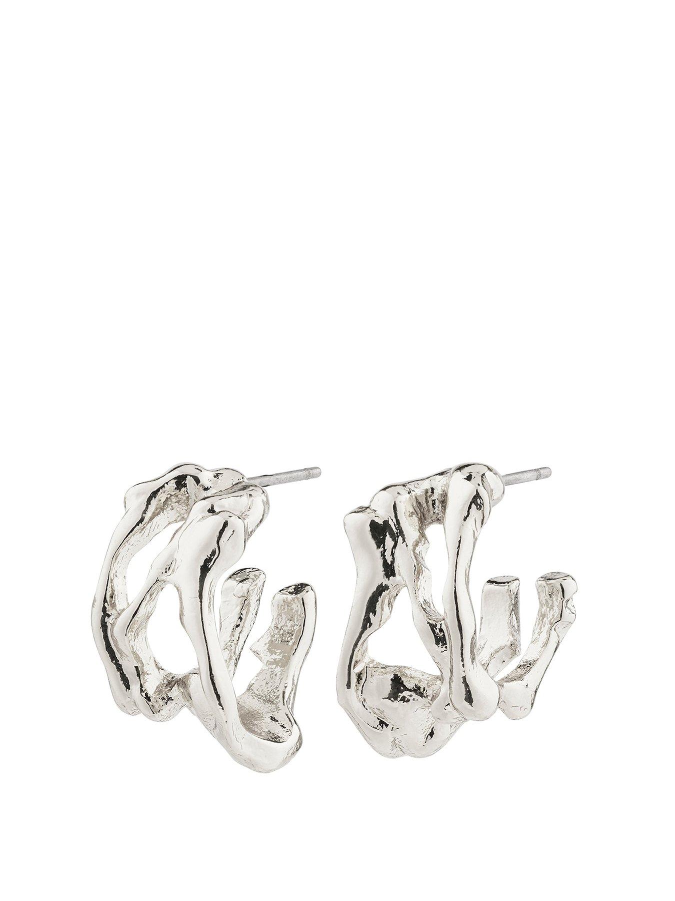 pilgrim-fotini-hoop-earrings-silver-plated