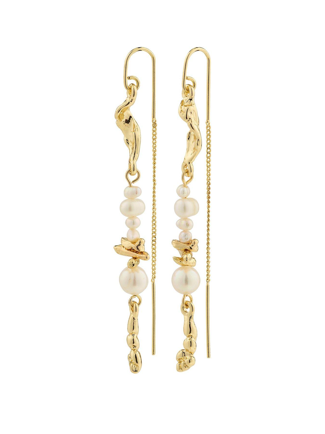 pilgrim-intent-chain-earrings-gold-plated