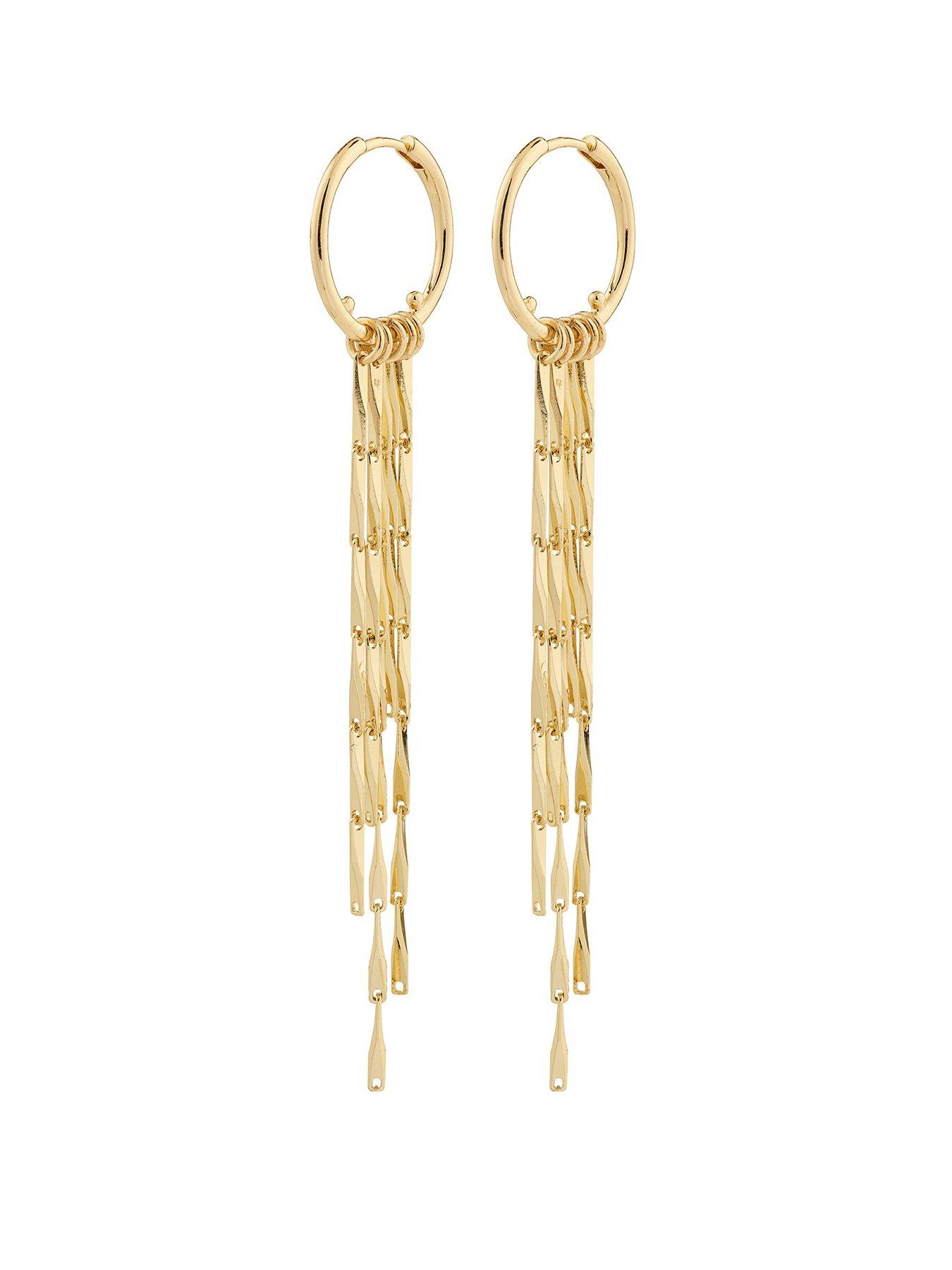 pilgrim-connect-earrings-gold-plated