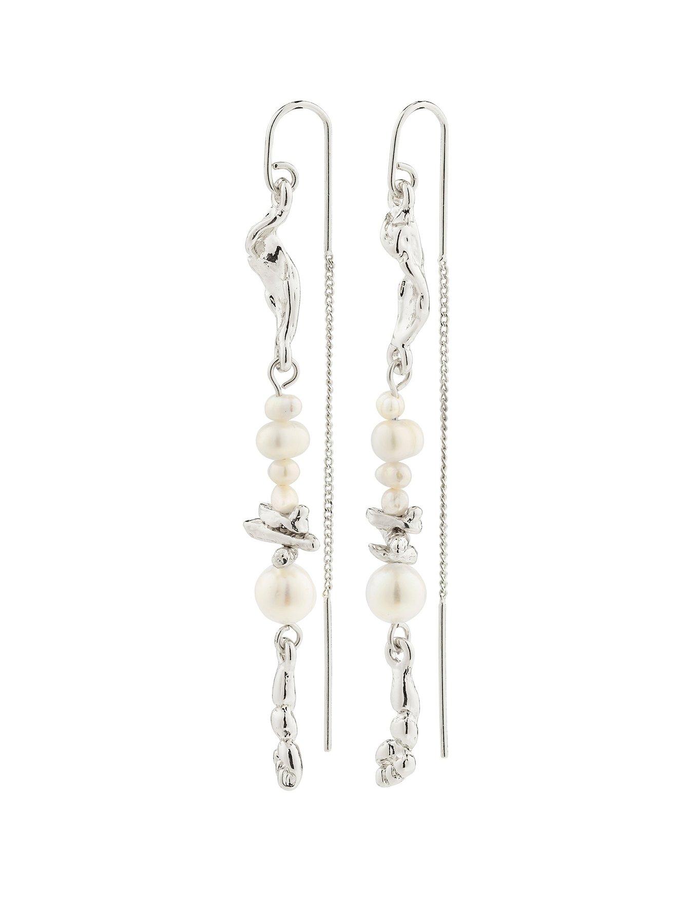 pilgrim-intent-chain-earrings-silver-plated