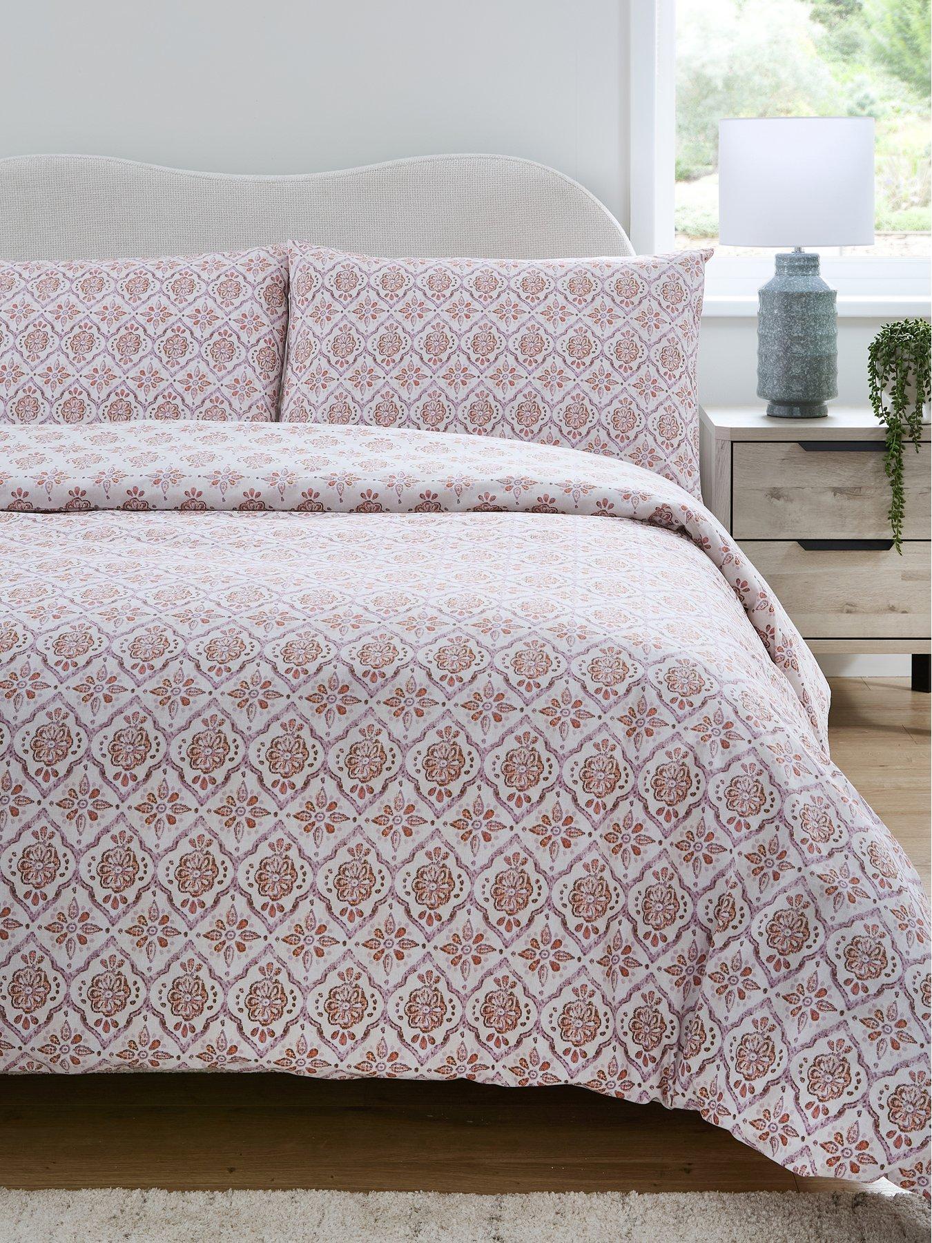 Image 1 of 5 of The Very Collection Casablanca Tile Print Duvet Cover Set