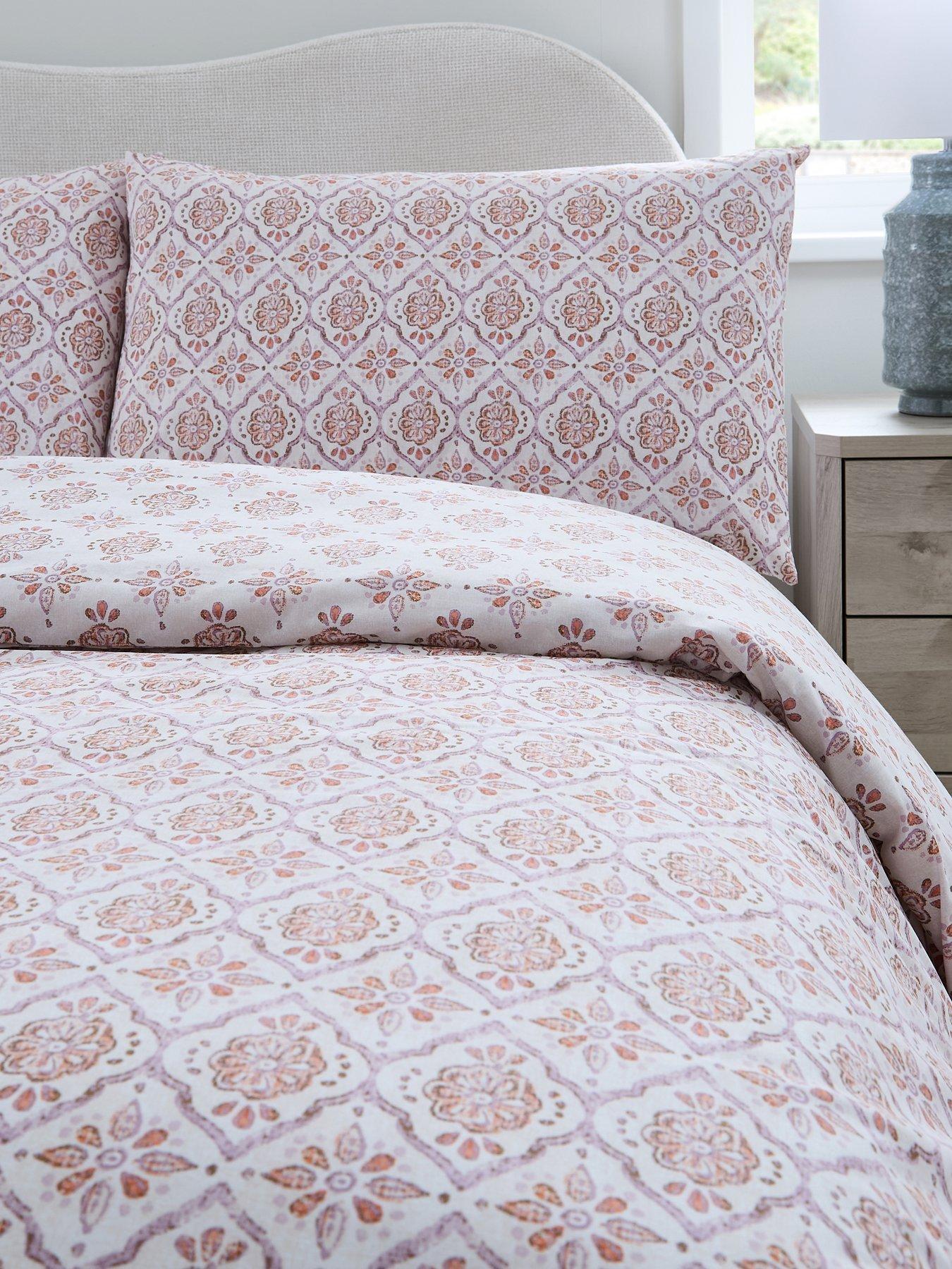 Image 3 of 5 of The Very Collection Casablanca Tile Print Duvet Cover Set