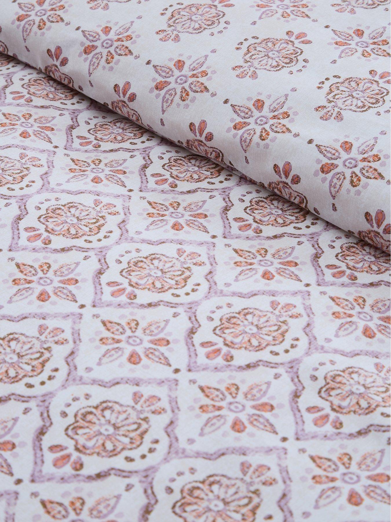 Image 4 of 5 of The Very Collection Casablanca Tile Print Duvet Cover Set