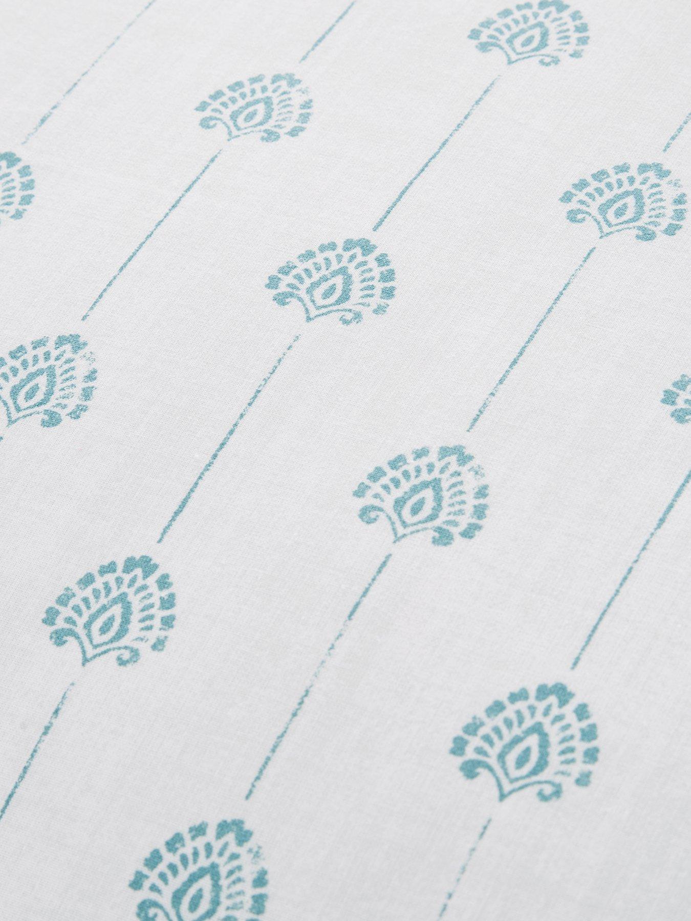 Image 5 of 5 of Very Home Rustic Harmony Block Print Duvet Cover Set
