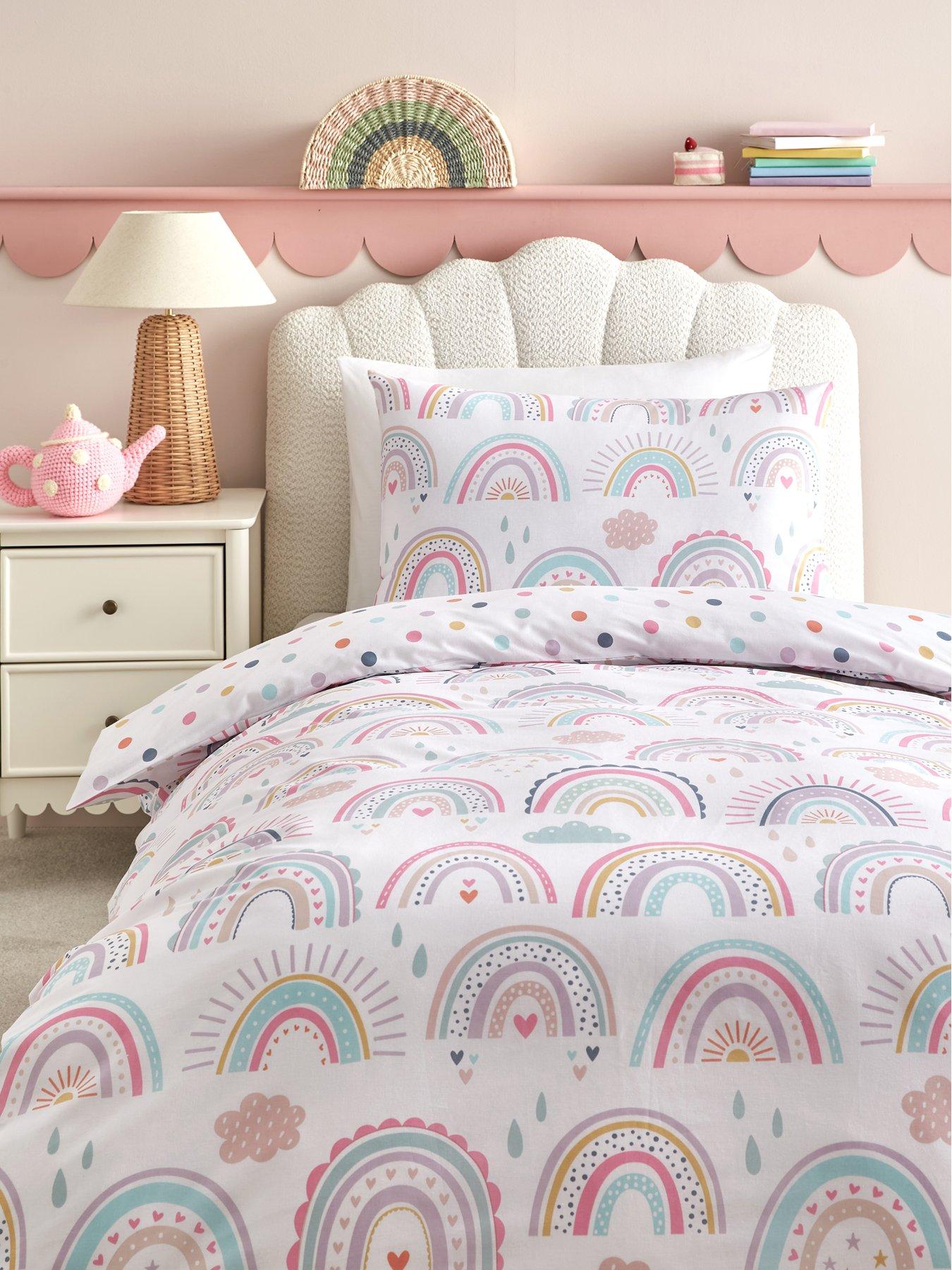 Image 1 of 3 of The Very Collection Rainbow Print Duvet Cover Set