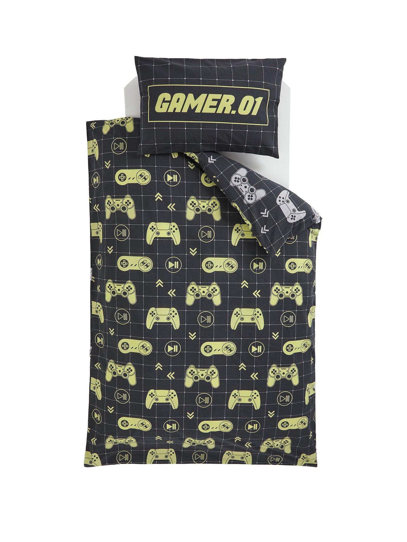 Image 2 of 3 of The Very Collection Gamer Print Duvet Cover Set