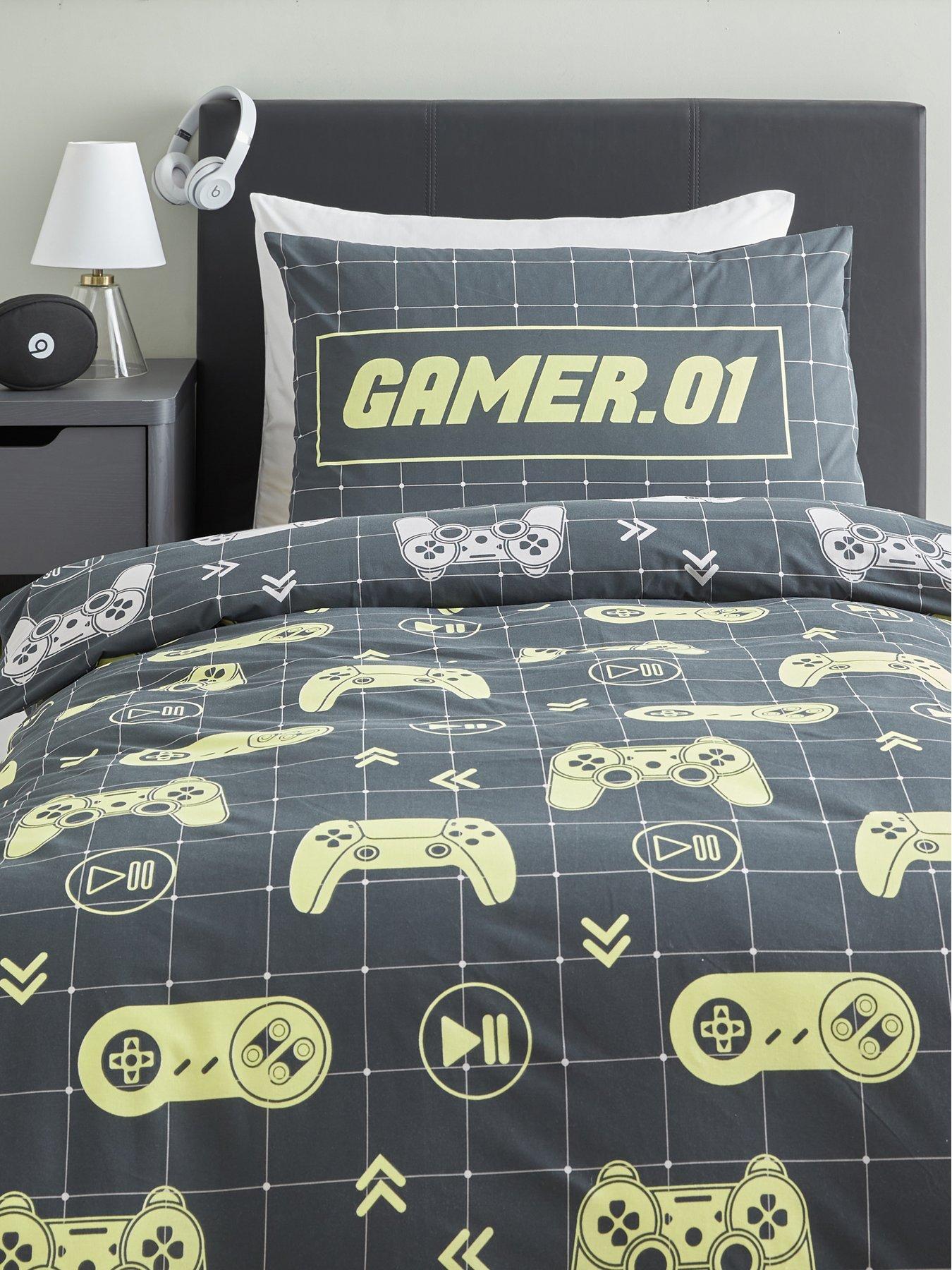 Image 3 of 3 of The Very Collection Gamer Print Duvet Cover Set