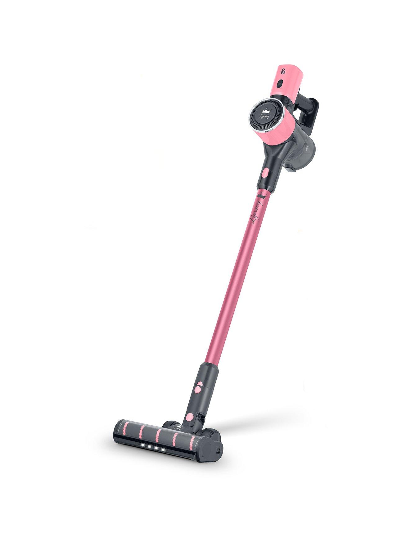 Swan Lynsey Queen Of Clean 22.2V Cordless Pole Vacuum Cleaner in Pink