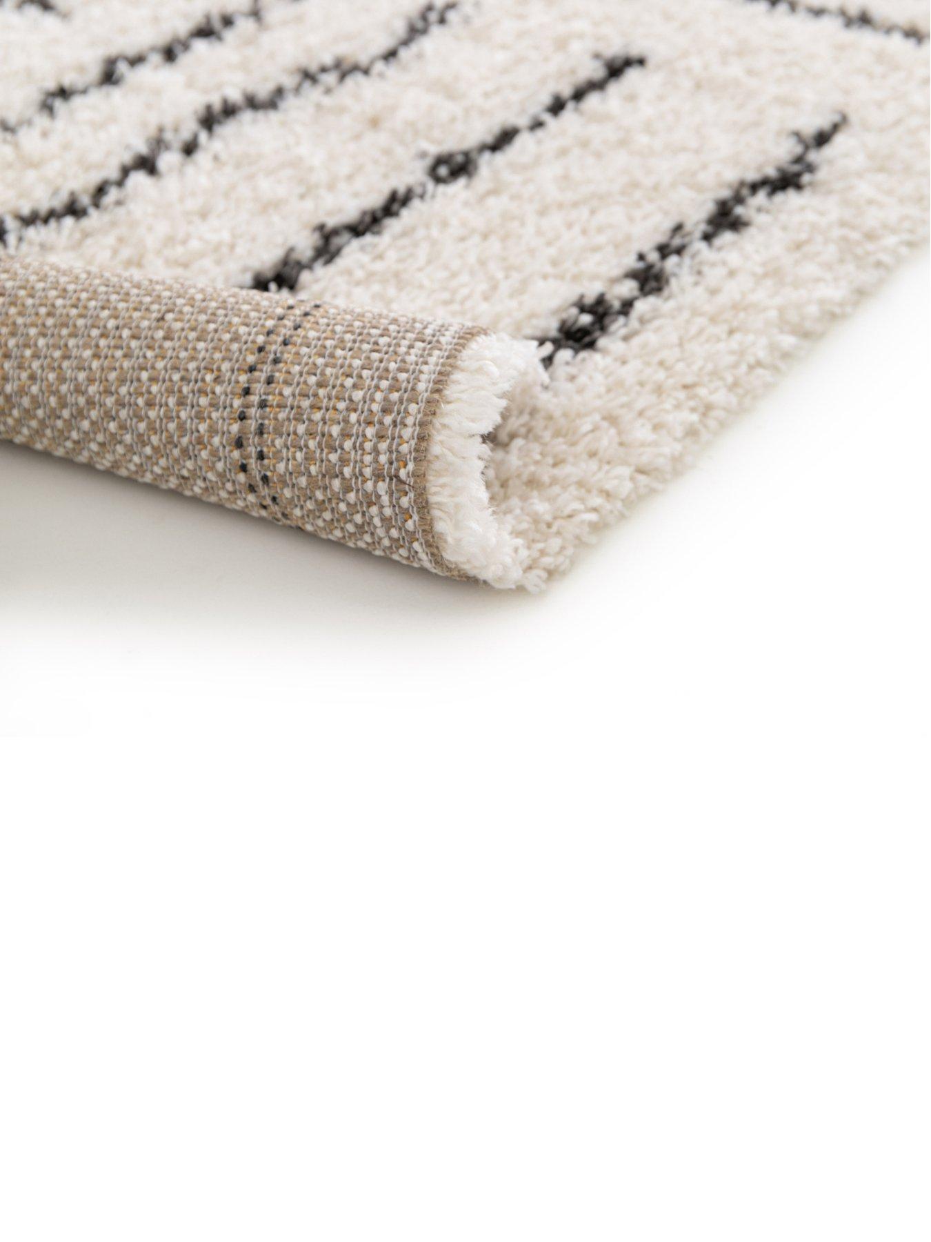 Image 4 of 6 of The Very Collection Nomad Blocks Shaggy Rug - Multi