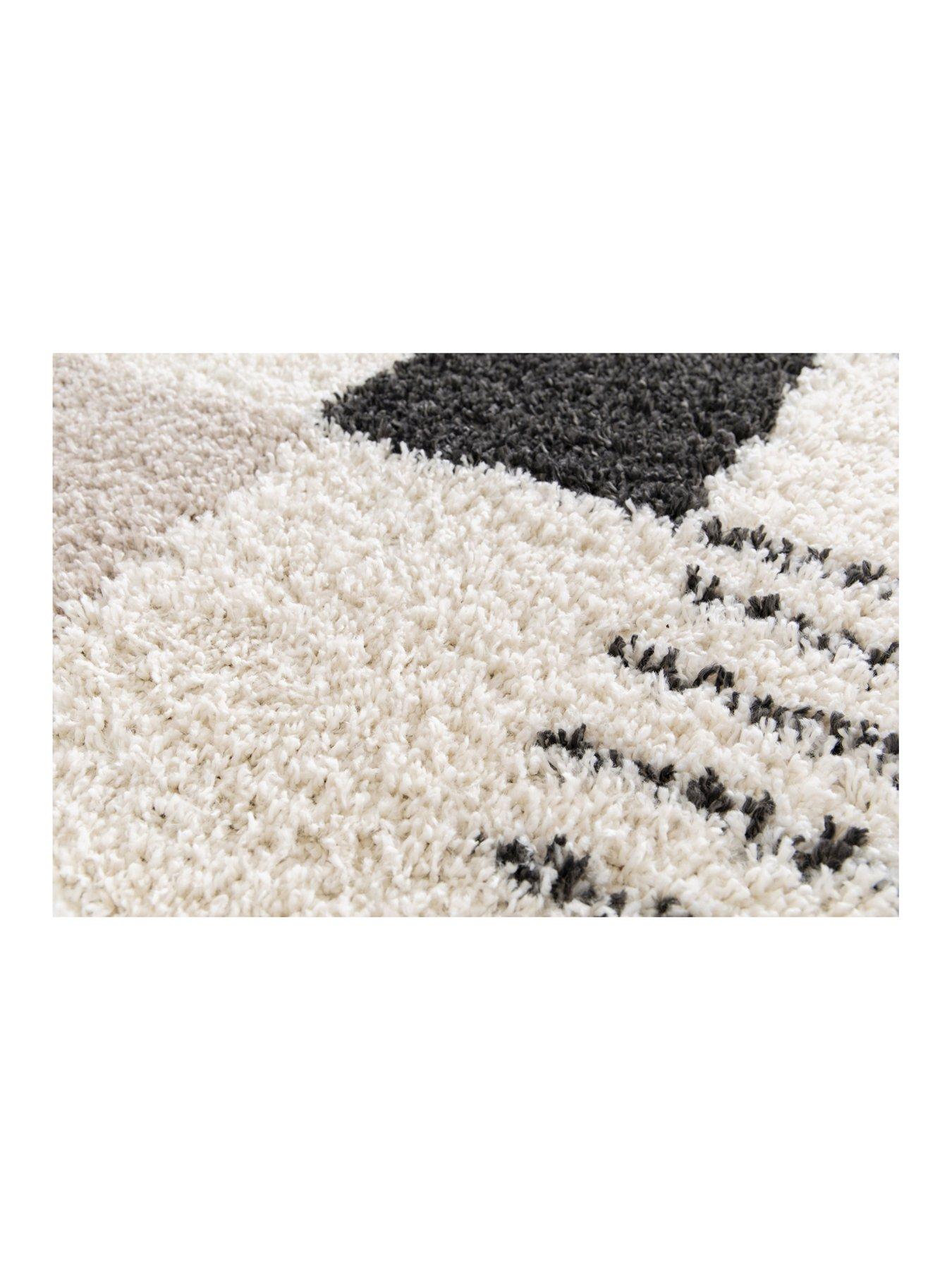 Image 5 of 6 of The Very Collection Nomad Blocks Shaggy Rug - Multi