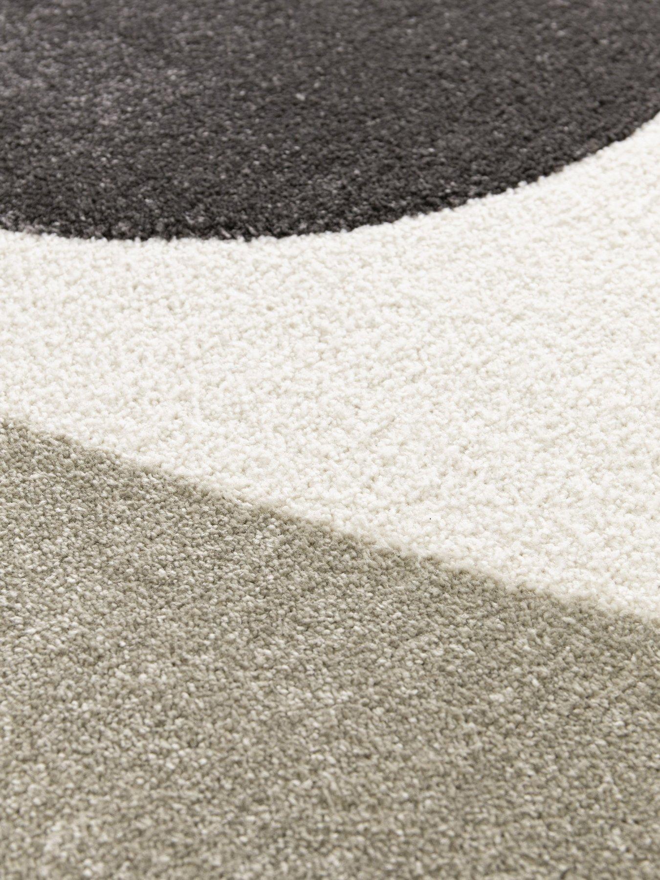 Image 3 of 5 of The Very Collection Milan Abstract Rug - Grey
