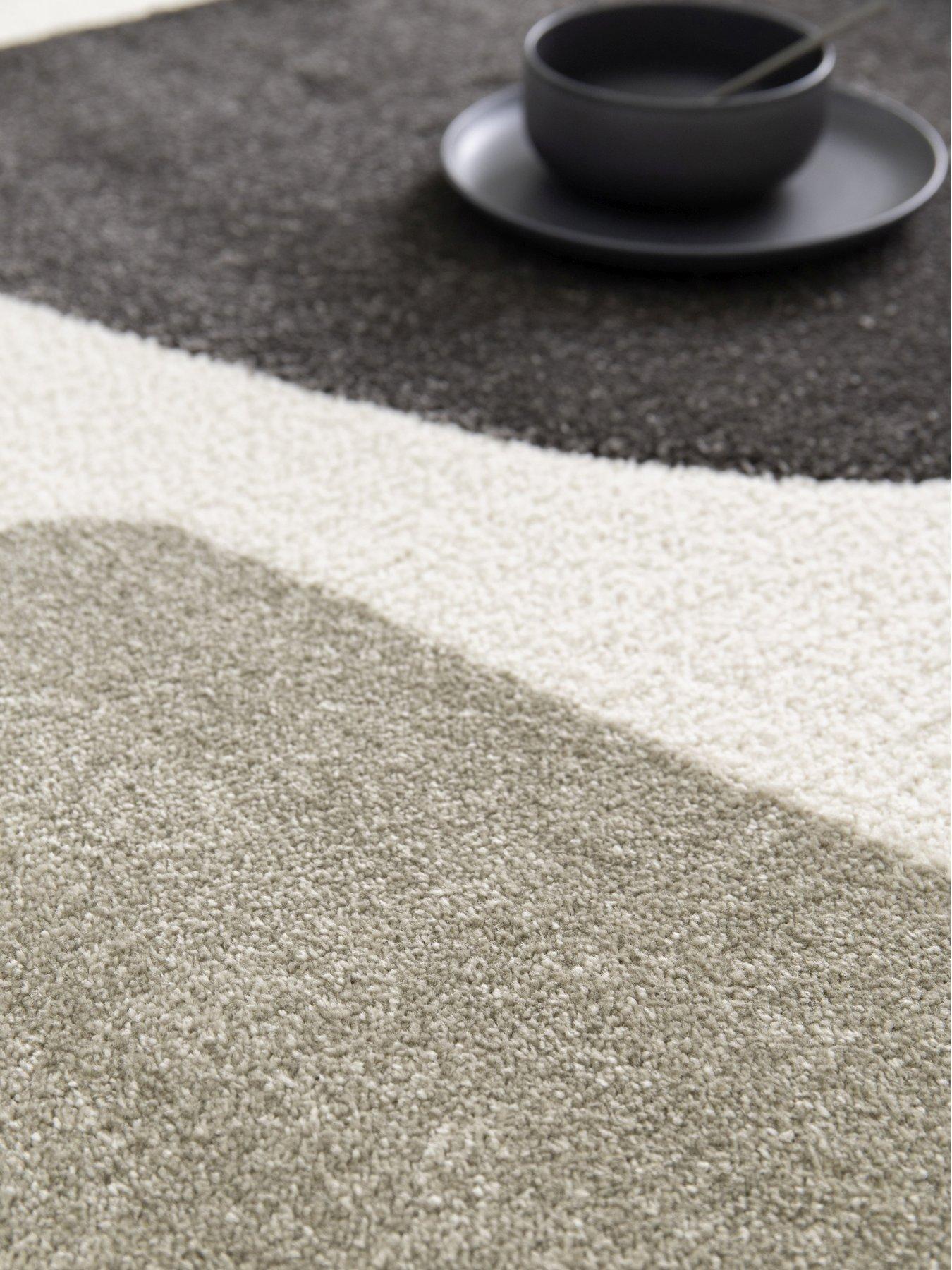 Image 4 of 5 of The Very Collection Milan Abstract Rug - Grey