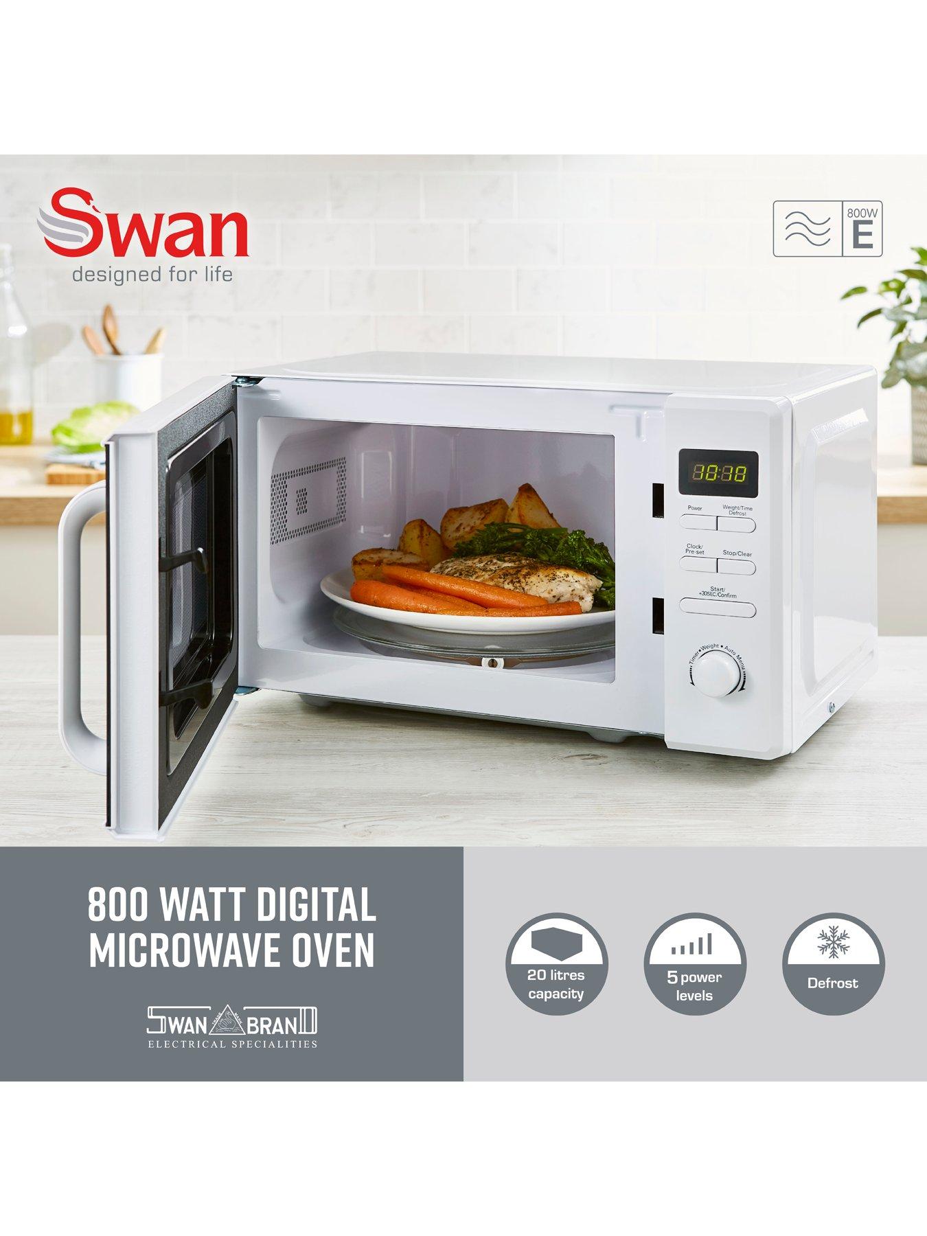 Image 2 of 7 of Swan Swan 20L 800W Microwave - White