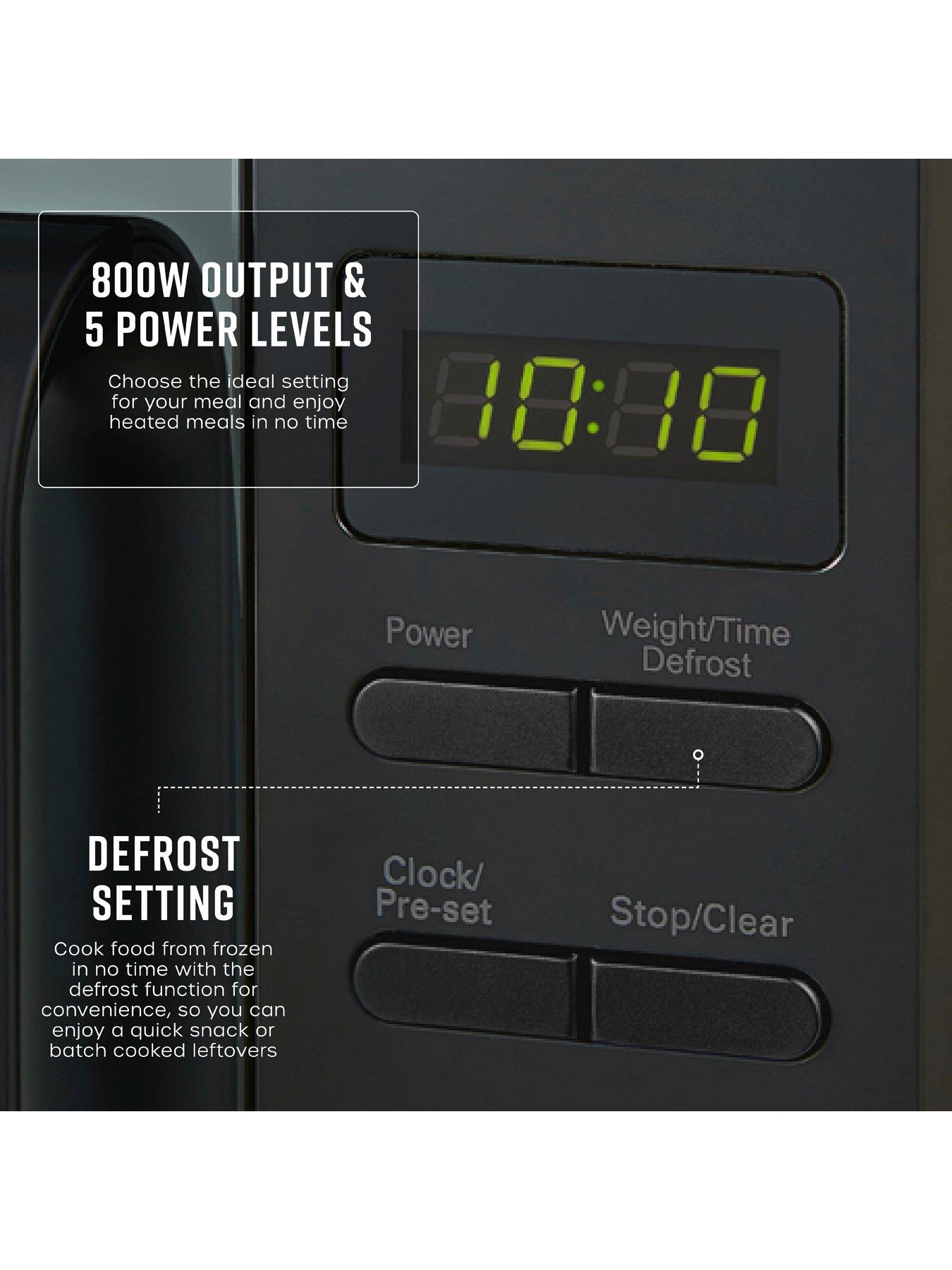 Image 3 of 7 of Swan 20L 800W Microwave Black