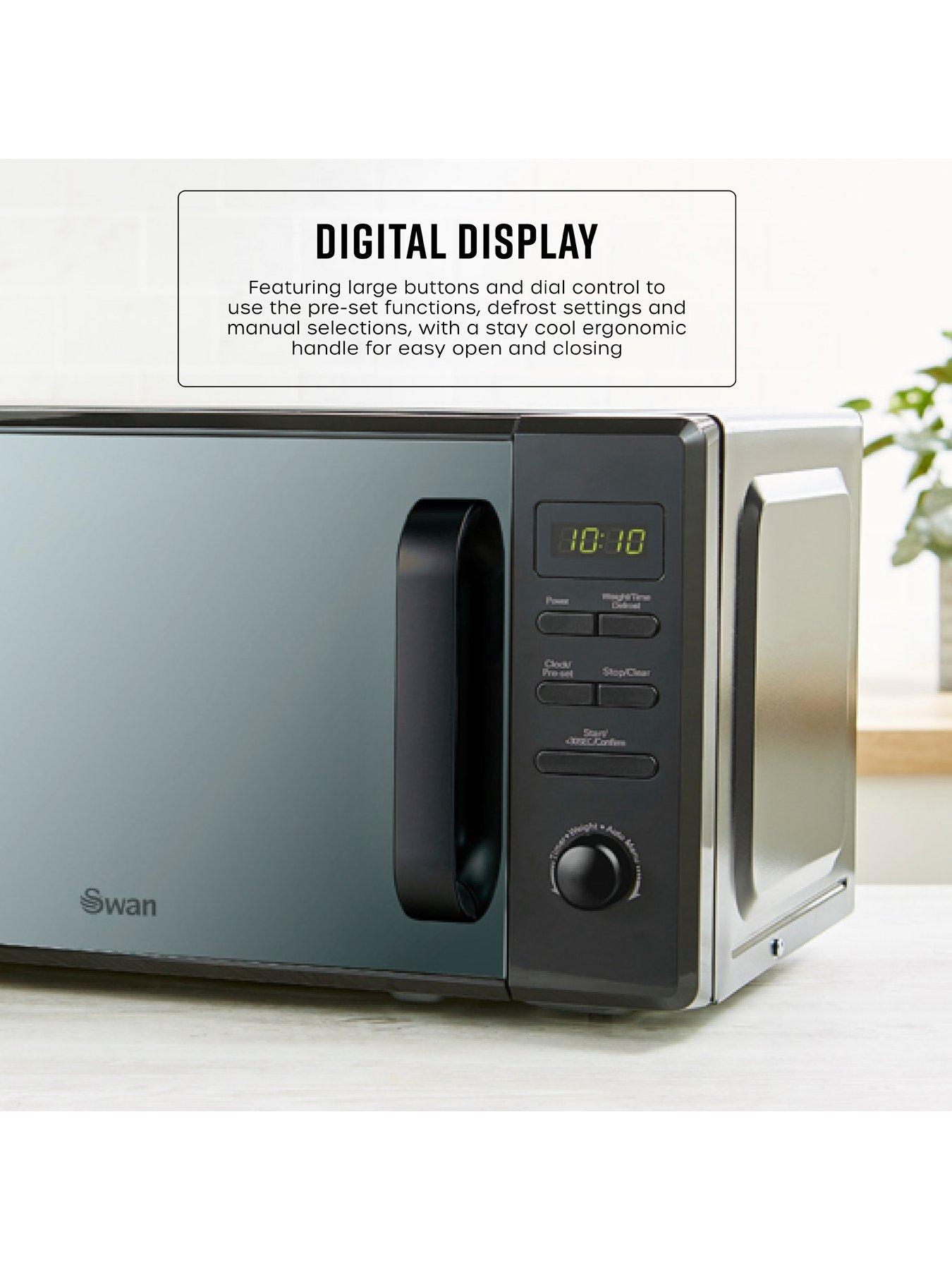 Image 6 of 7 of Swan 20L 800W Microwave Black