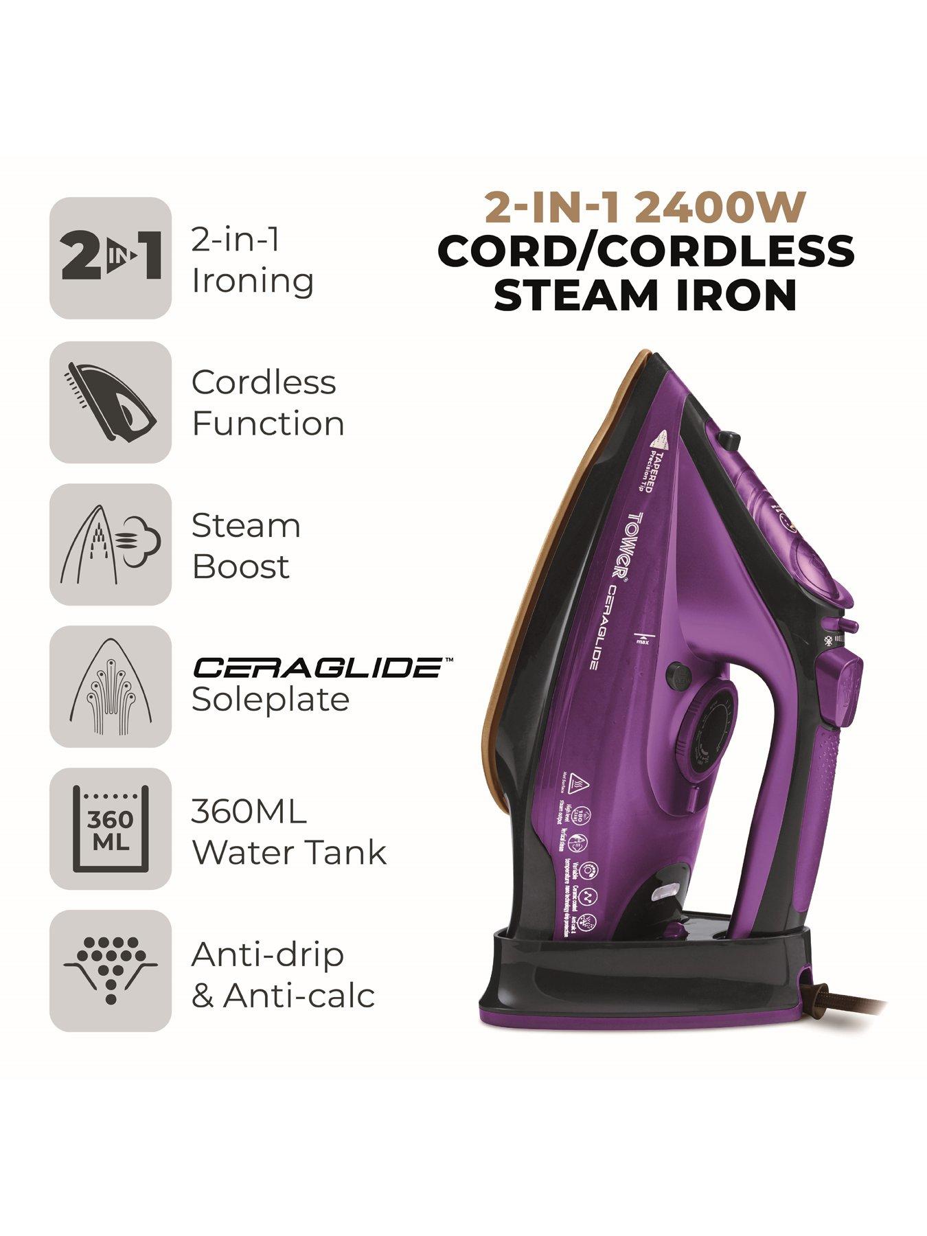 Image 3 of 7 of Tower Ceraglide Cord Cordless Iron