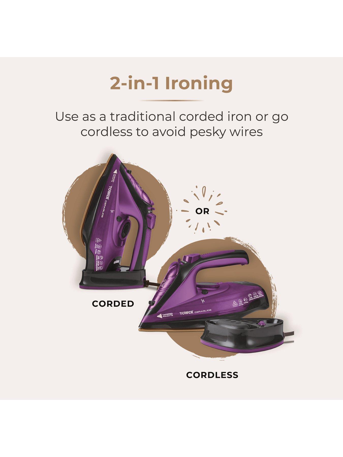 Image 4 of 7 of Tower Ceraglide Cord Cordless Iron