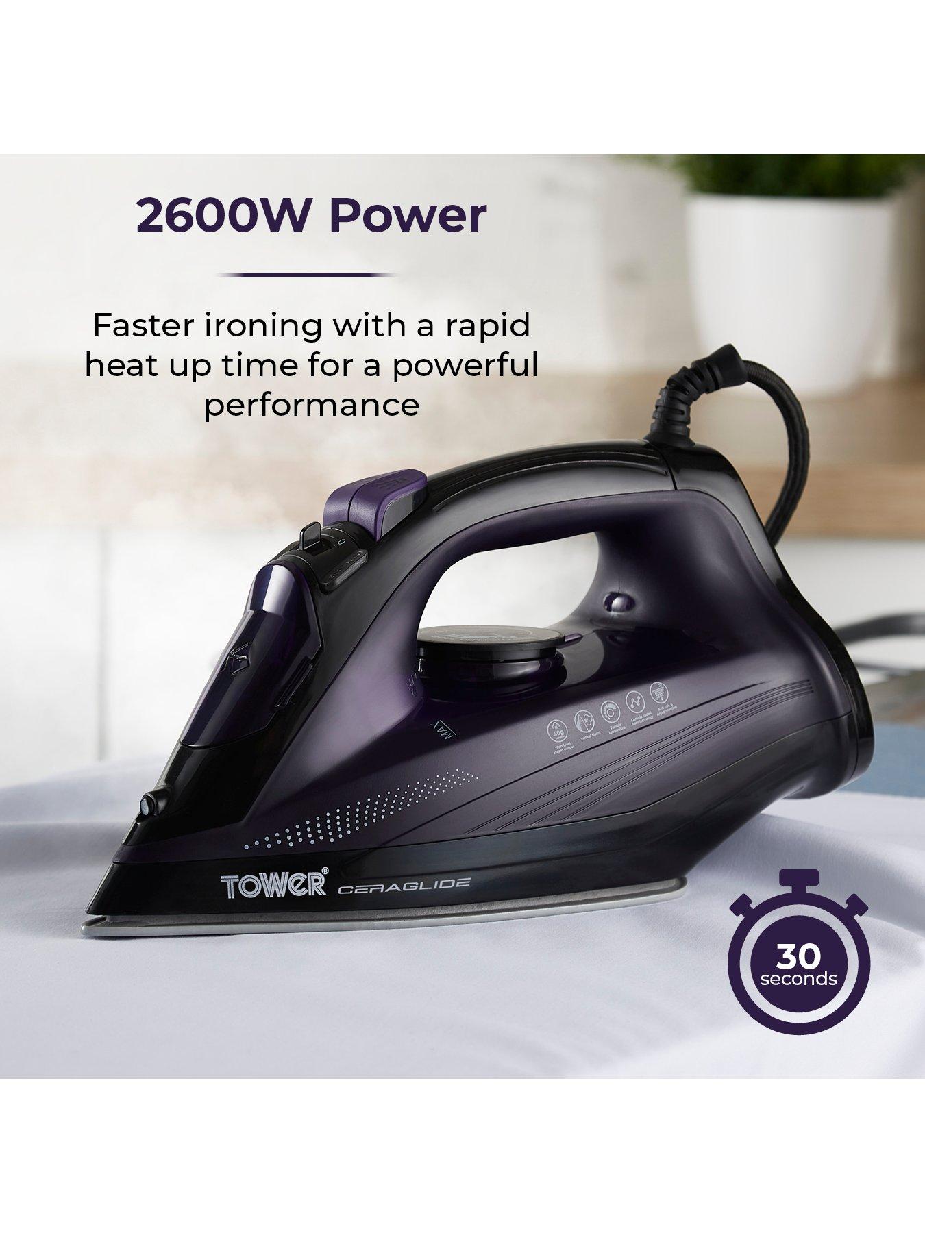 tower-ceraglide-2600w-steam-ironback