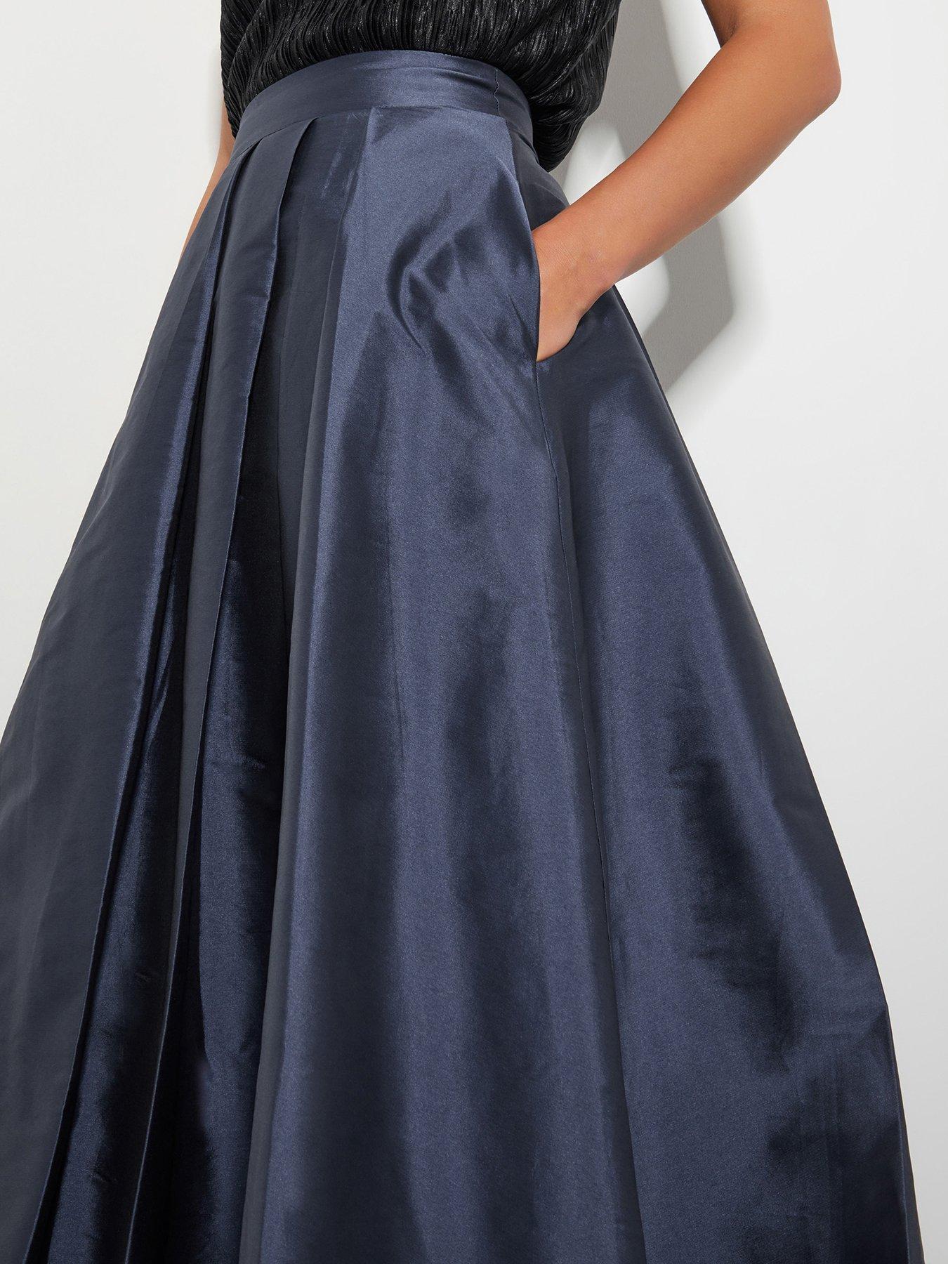 monsoon-tanya-taffeta-skirt-navyoutfit